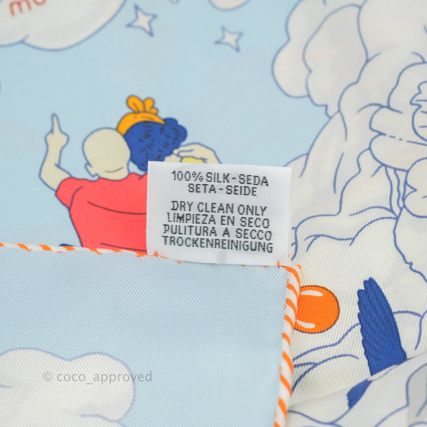 Hermès Sur Mon Nuage Scarf 90
