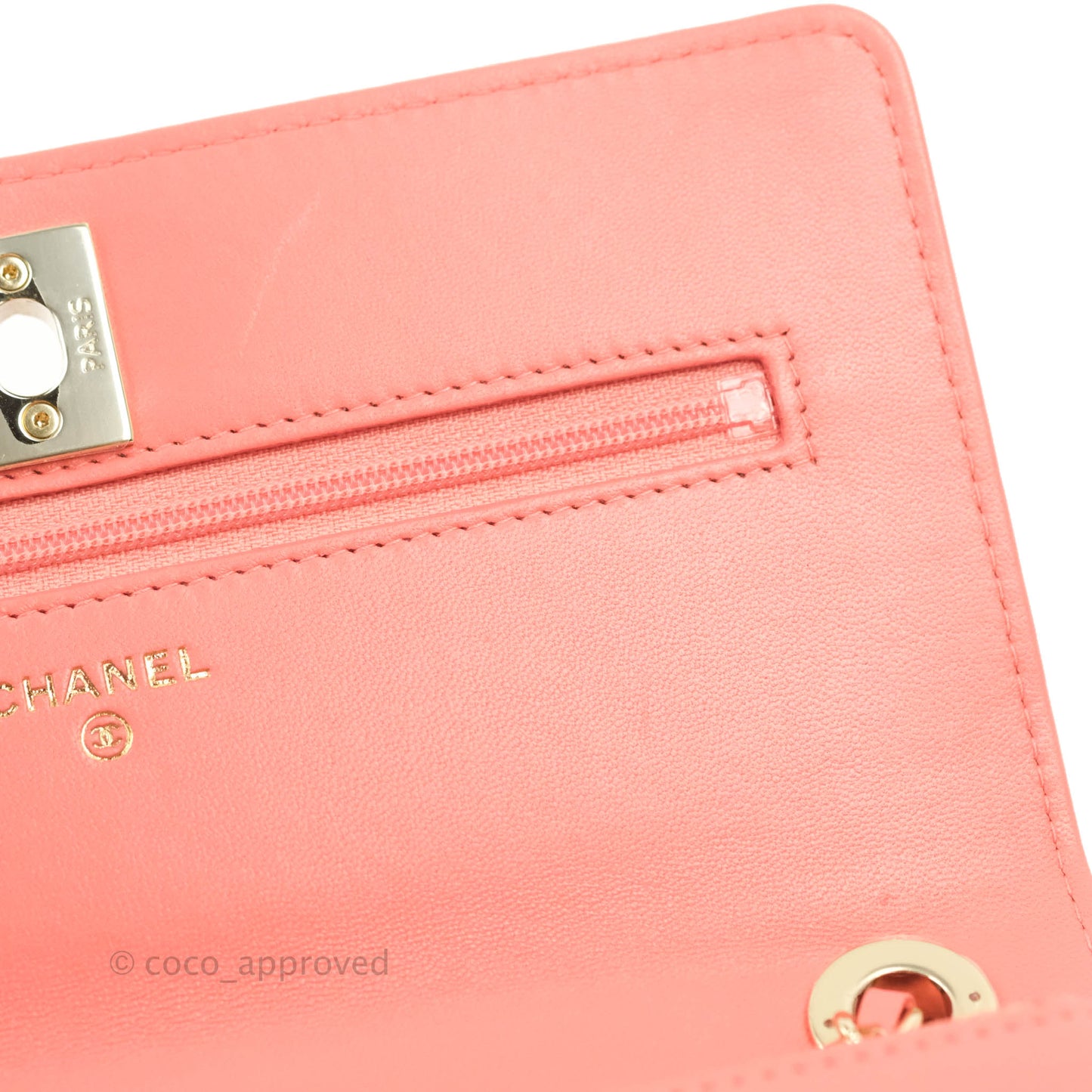 Chanel Trendy CC WOC Pink Lambskin Gold Hardware