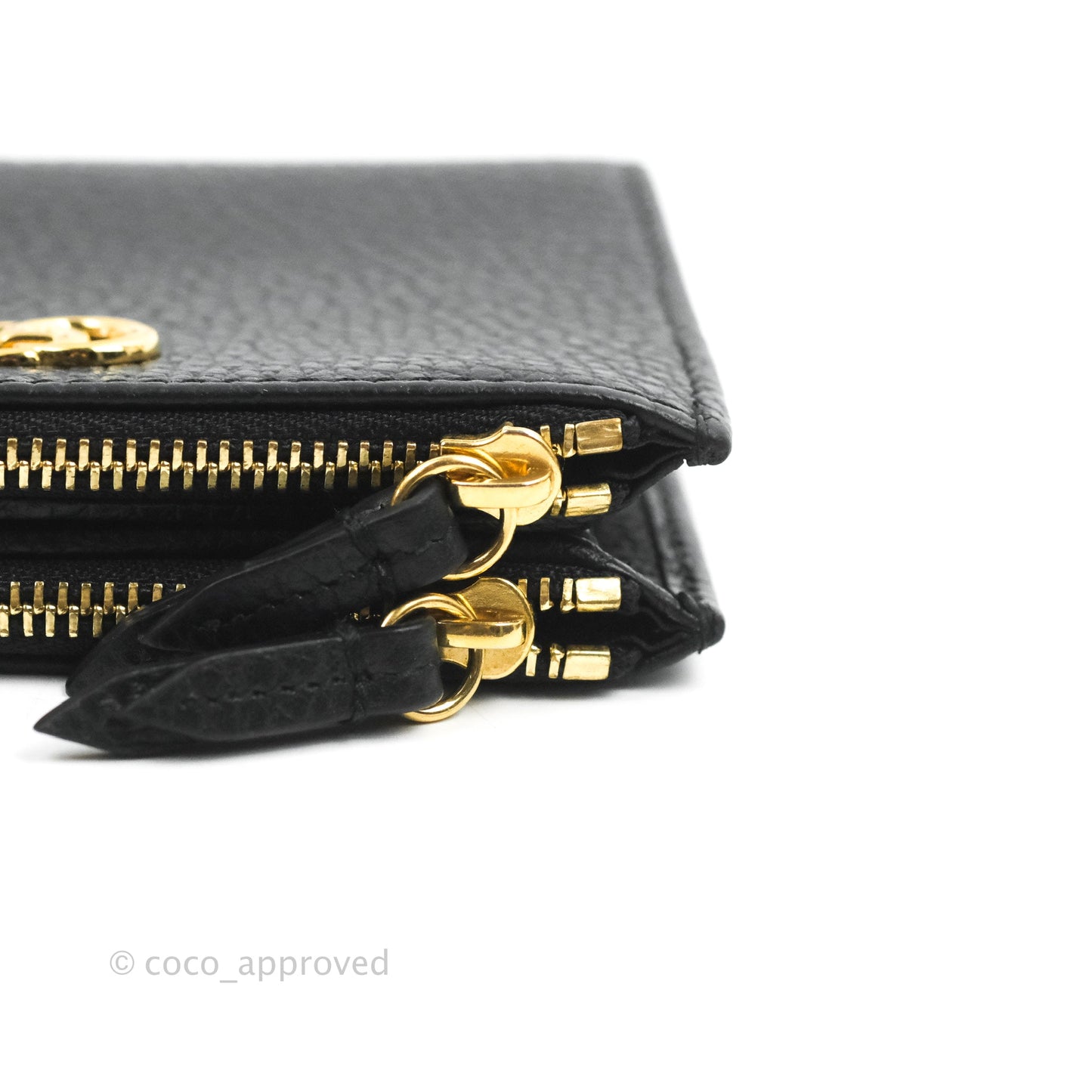 Gucci Marmont Zipped Card Holder Black