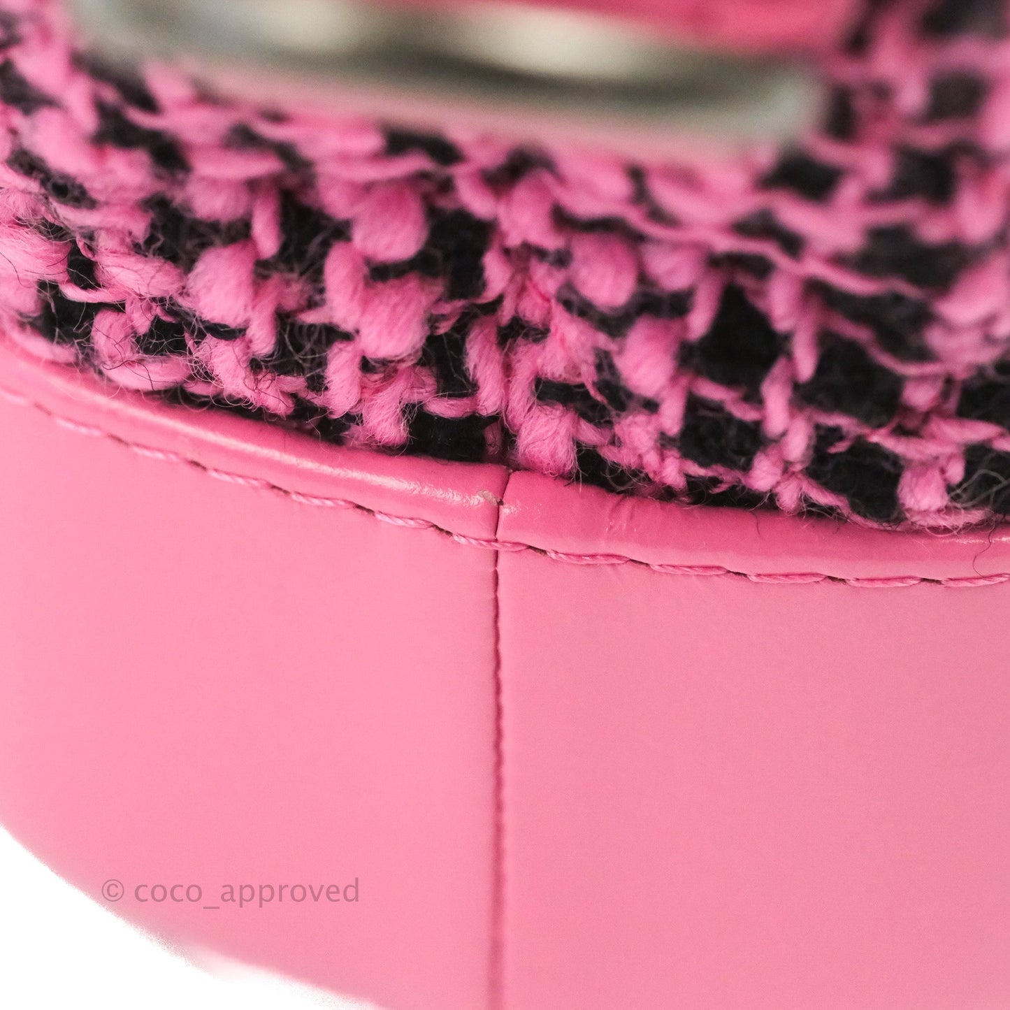 Chanel Small Gabrielle Hobo Pink/Black Tweed Mixed Hardware