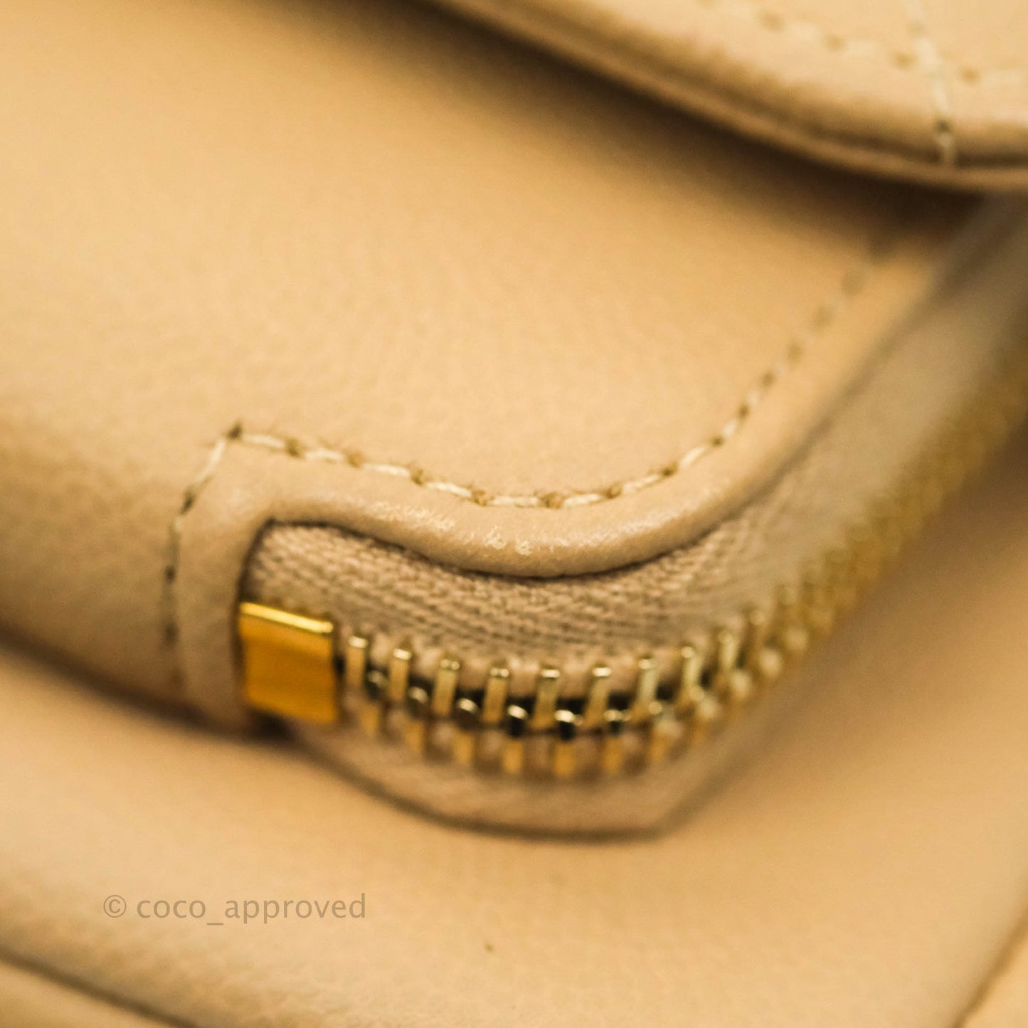 Chanel Quilted Small Business Affinity Flap Dark Beige Caviar Light Gold Hardware