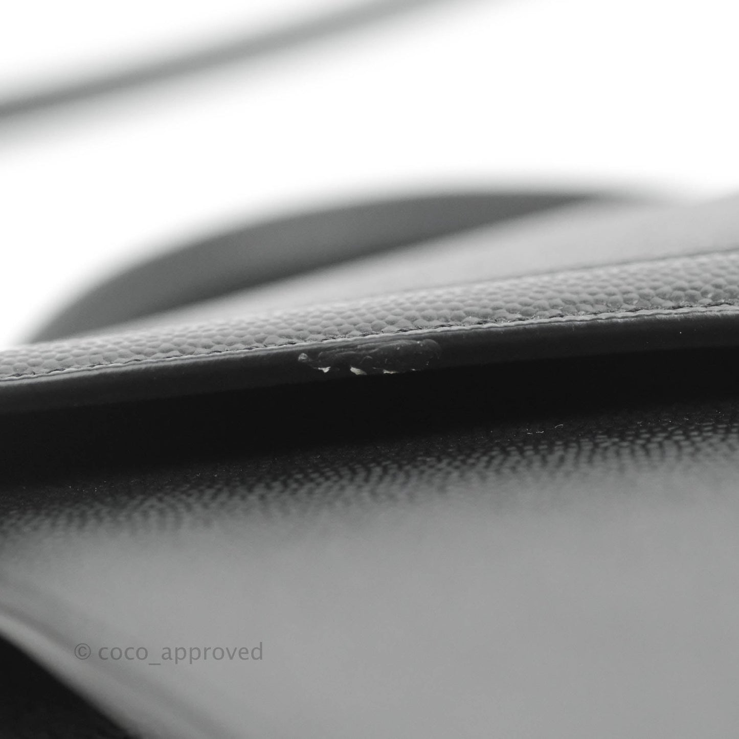 Saint Lauren Cassandra Mini Top Handle Bag Black Grained Calfskin