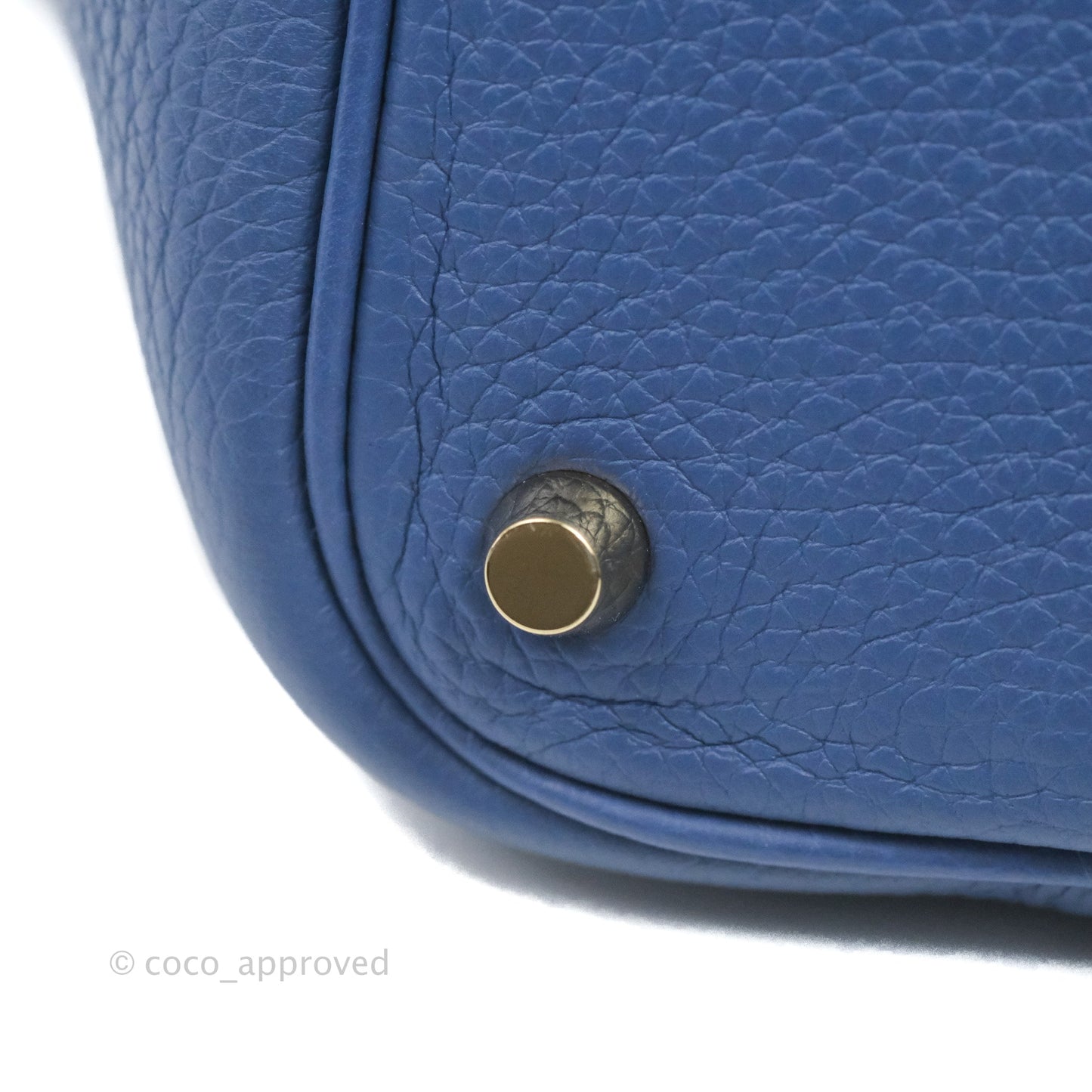 Hermès Picotin Lock 18 TM Bleu Brighton Gold Hardware