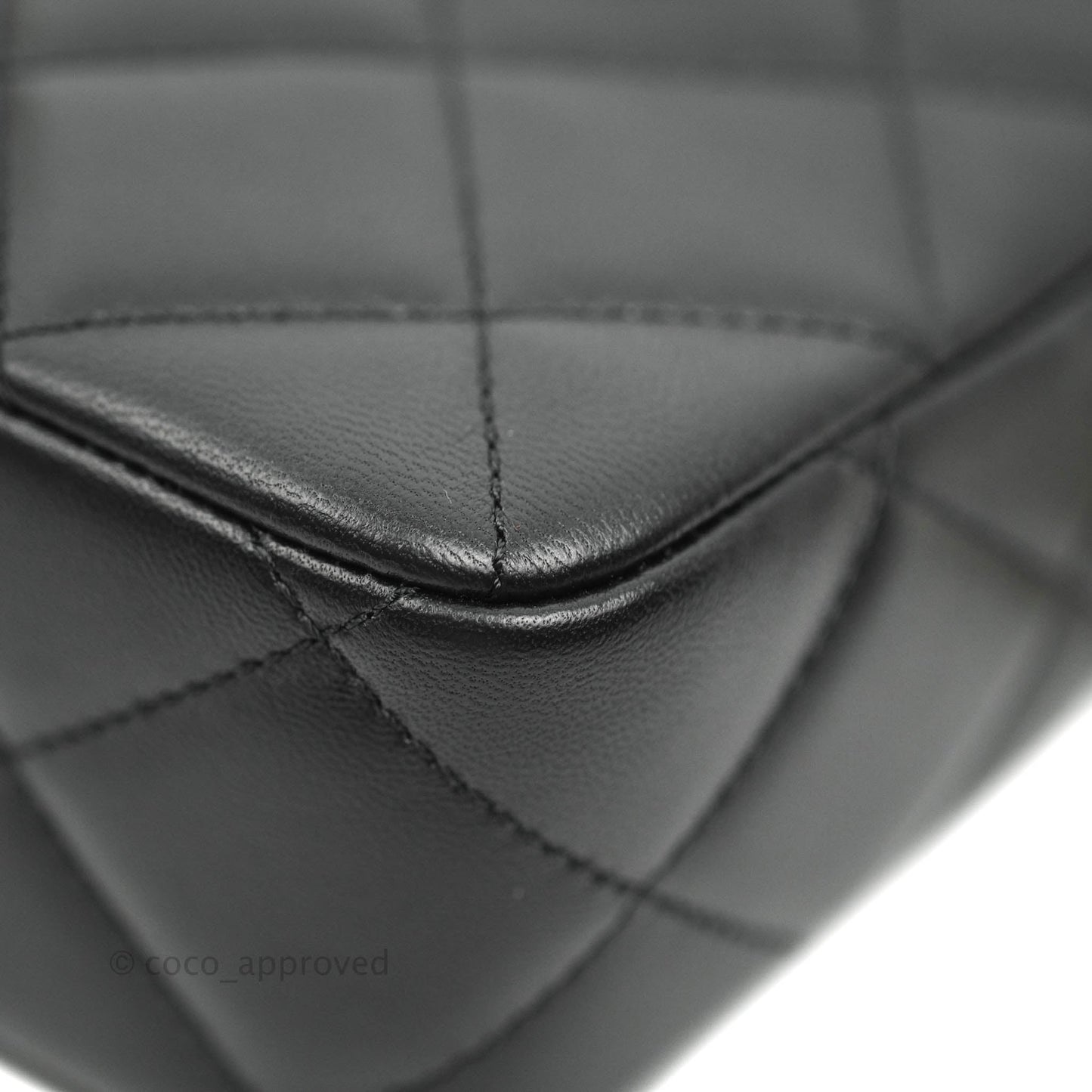 Chanel Quilted My Perfect Mini With Pearl Black Lambskin Gold Hardware