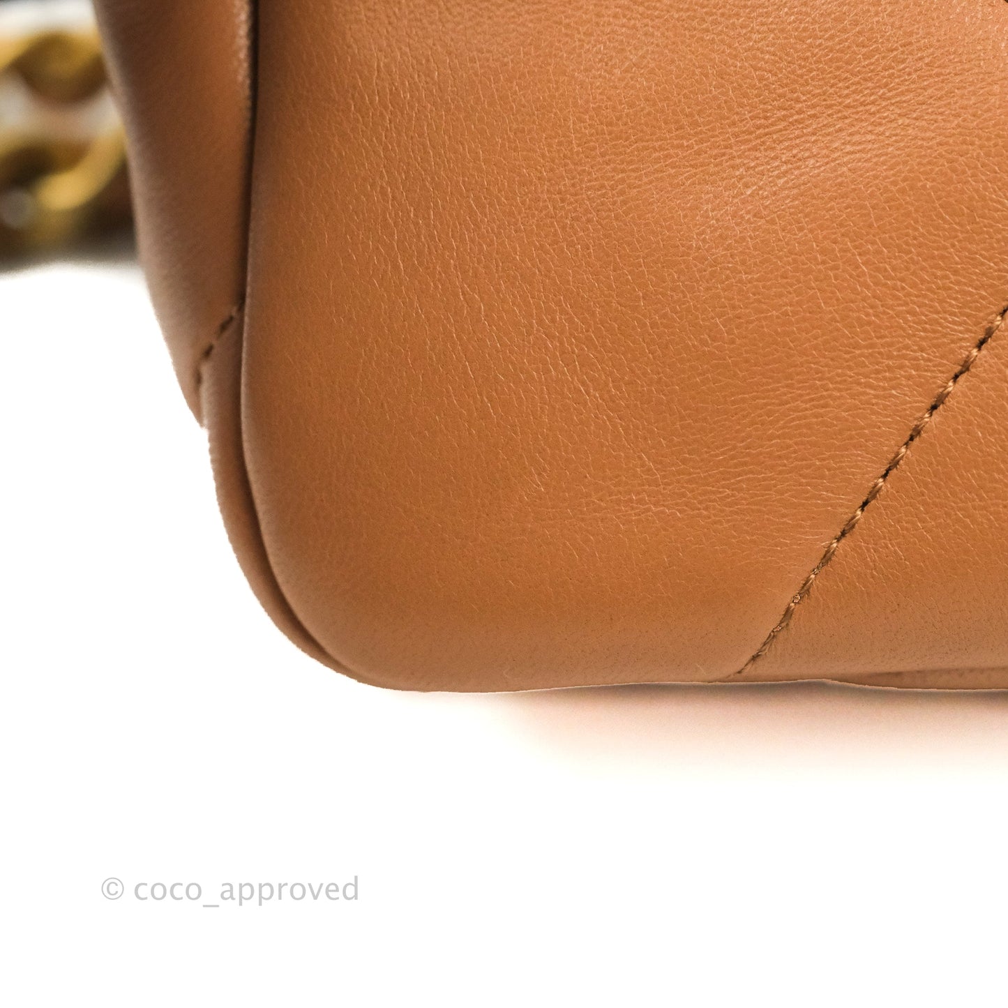 Chanel 19 Small Caramel Dark Beige Lambskin Mixed Hardware 21K