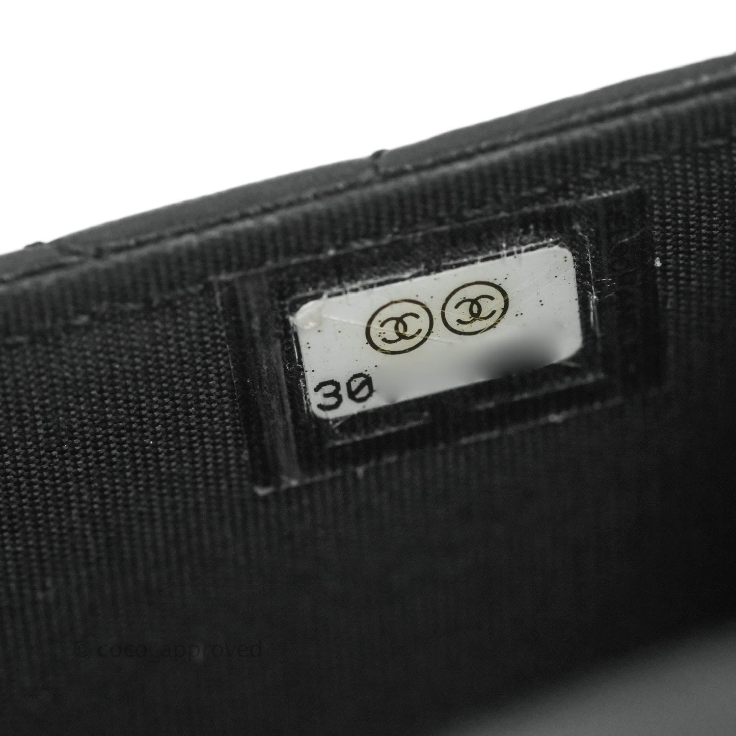 Chanel Mini Handle Flap Coin Purse With Chain Black Lambskin Gold Hardware