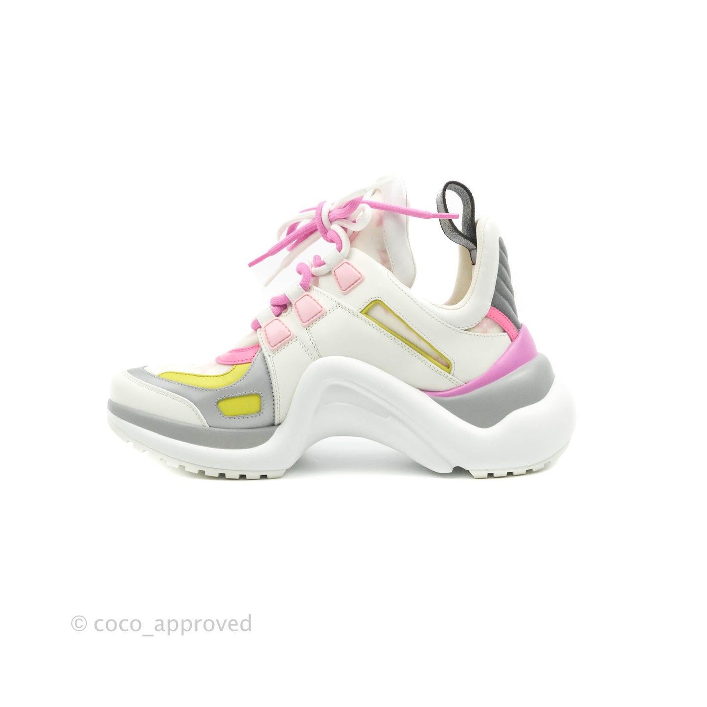 Louis Vuitton Archlight Sneakers Rose Clair Pink & White Size 38