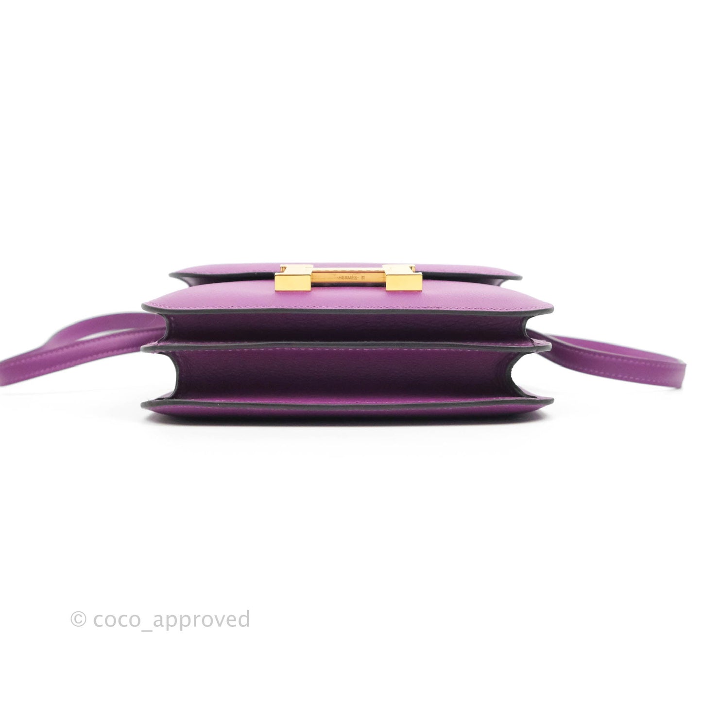 Hermès Constance Mini 18cm Evercolor Anemone Gold Hardware
