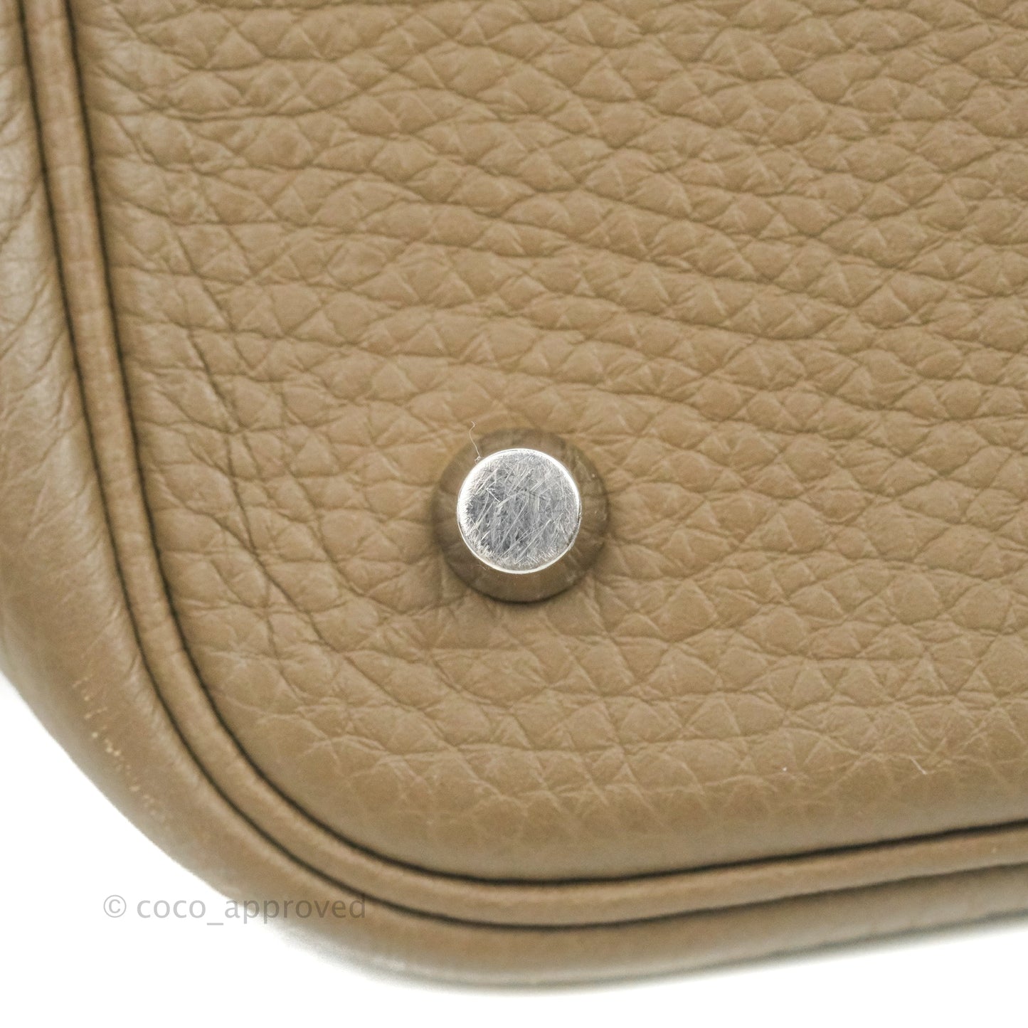 Hermès Picotin Lock 22 Clemence Etoupe Palladium Hardware
