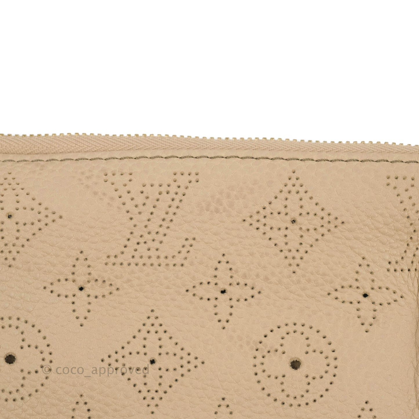 Louis Vuitton Mahina Selene MM Bag Monogram Taupe Calfskin