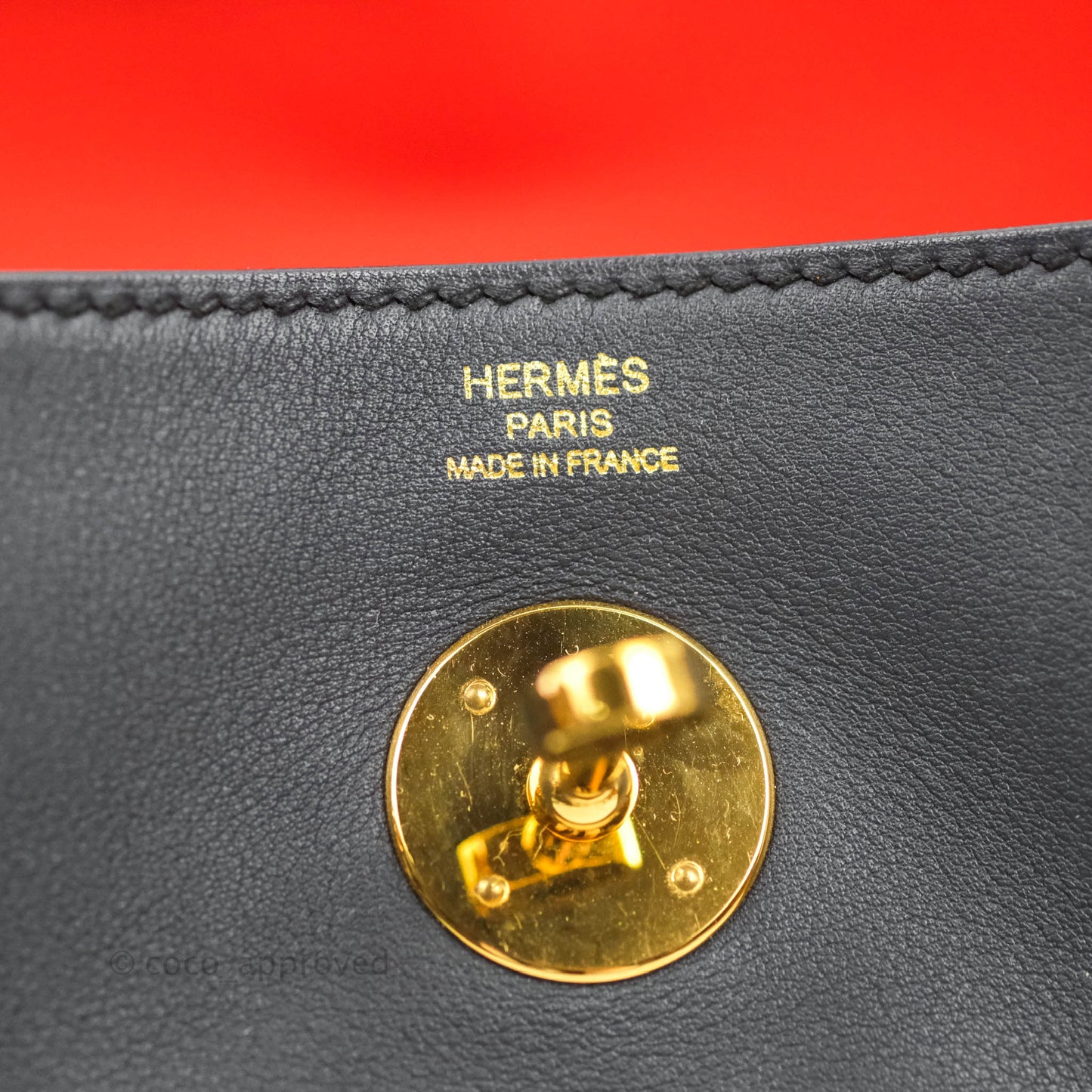 Hermès Lindy 26 Navy Swift Gold Hardware Special Edition