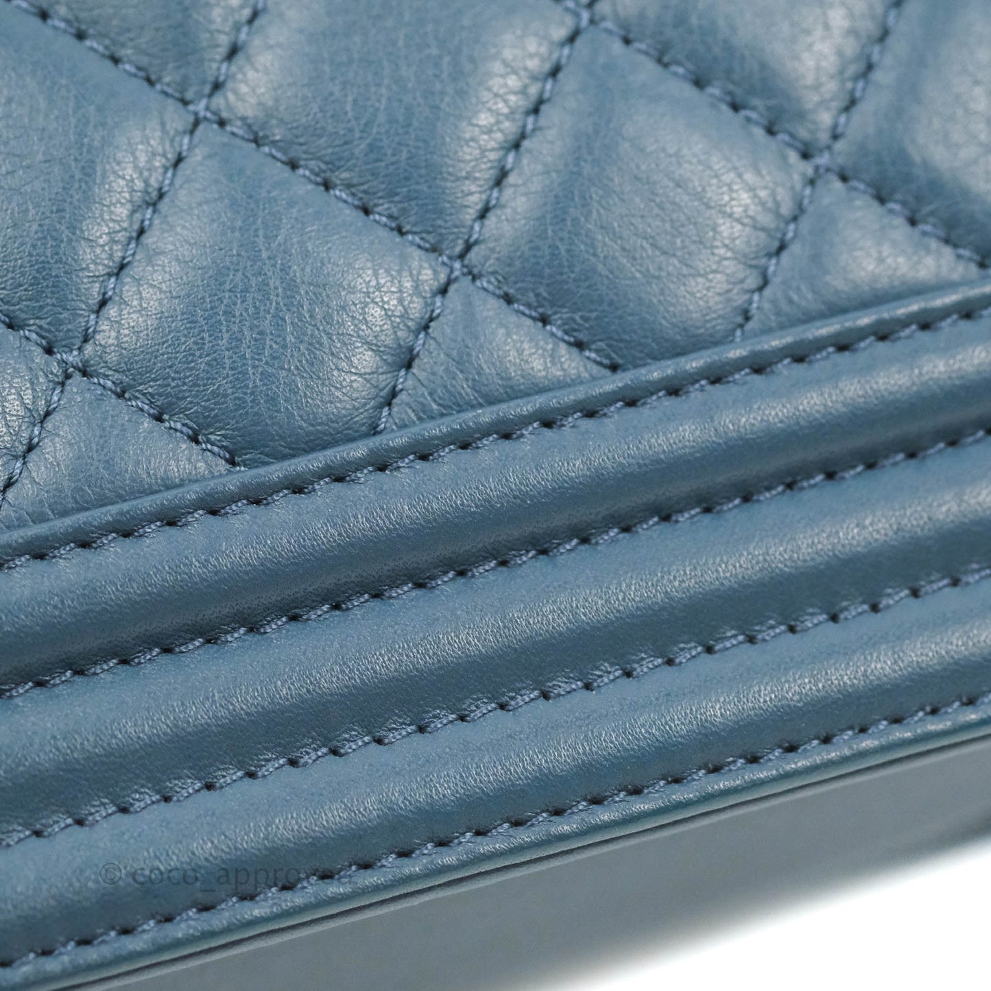 Chanel Boy Small Navy Calfskin Ruthenium Hardware