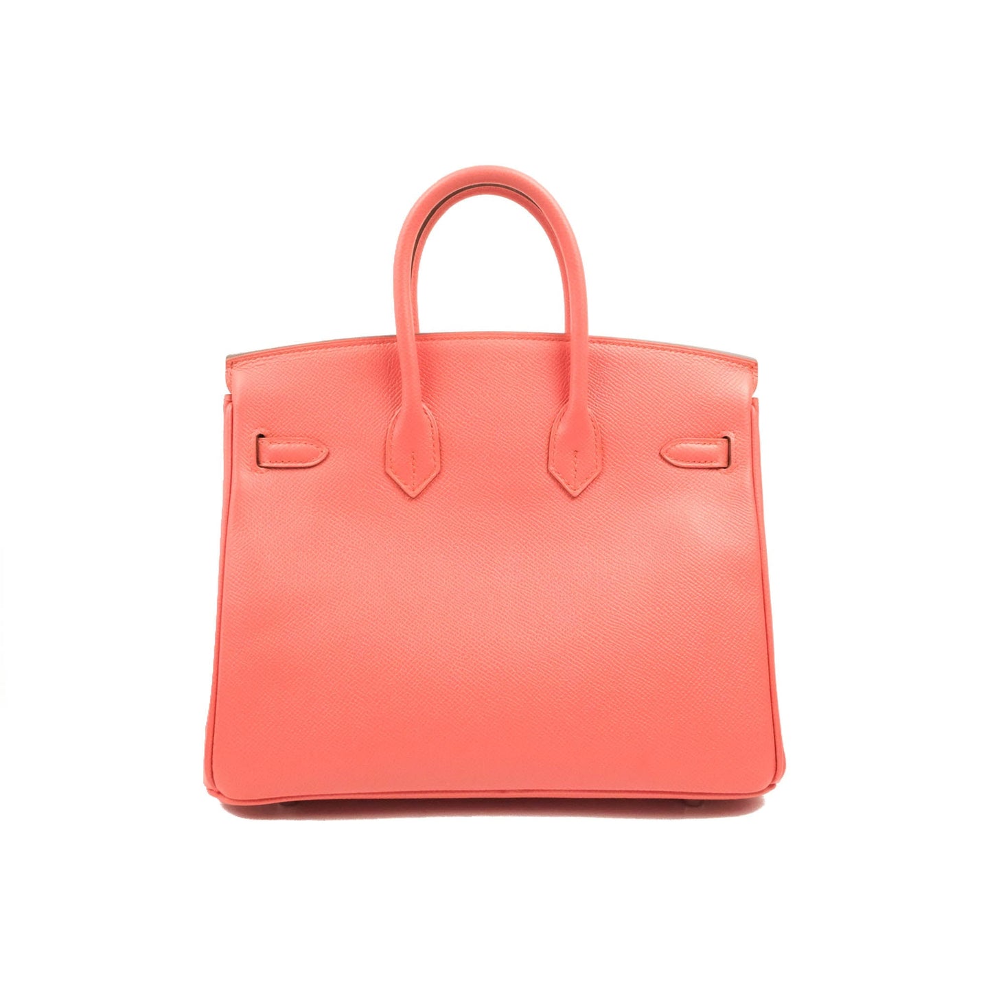 Hermes Birkin 25 Flamingo Epsom Palladium Hardware