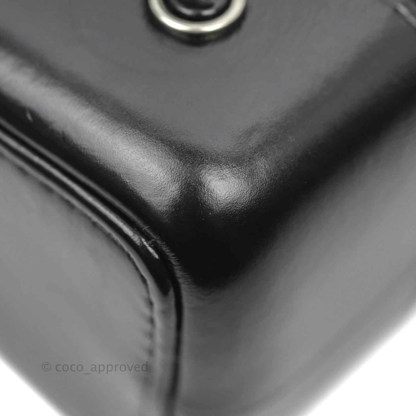 Chanel Chevron Small Gabrielle Backpack Black Aged Calfskin