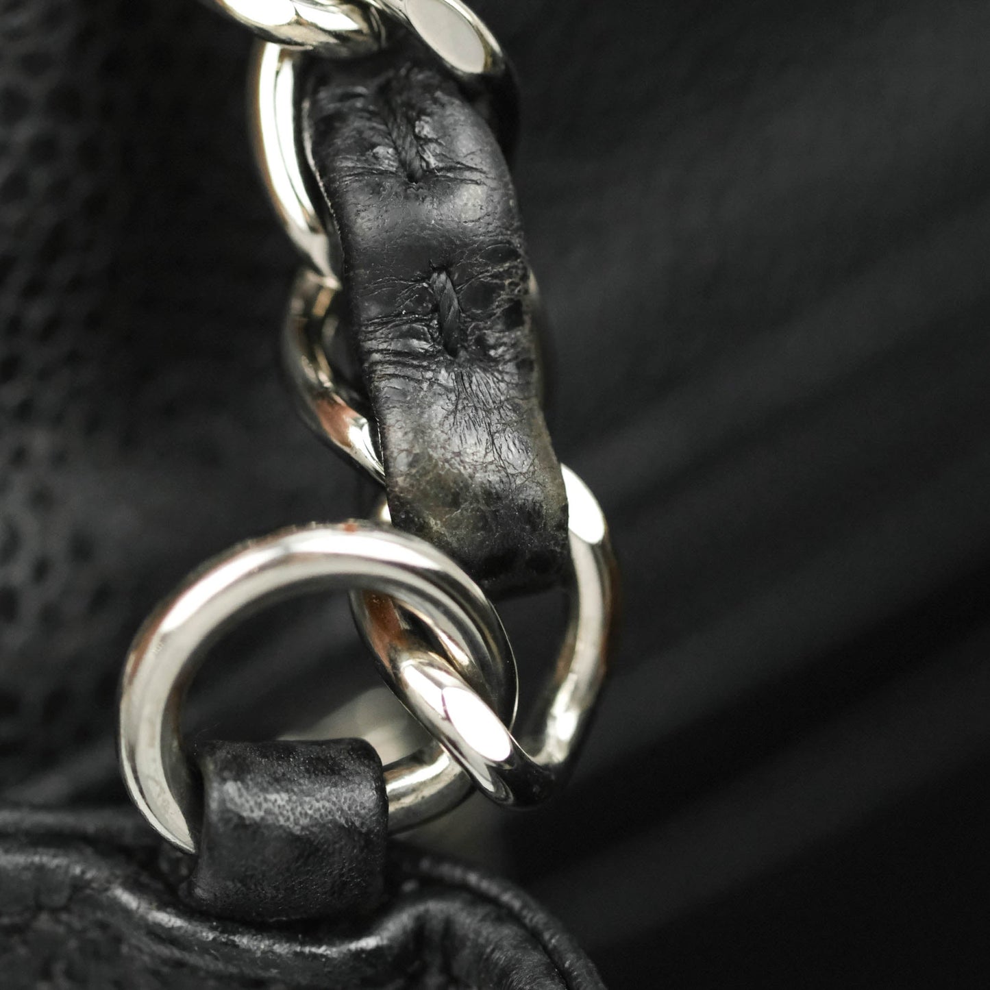 Chanel Quilted Mini Rectangular Flap Black Caviar Silver Hardware 18S