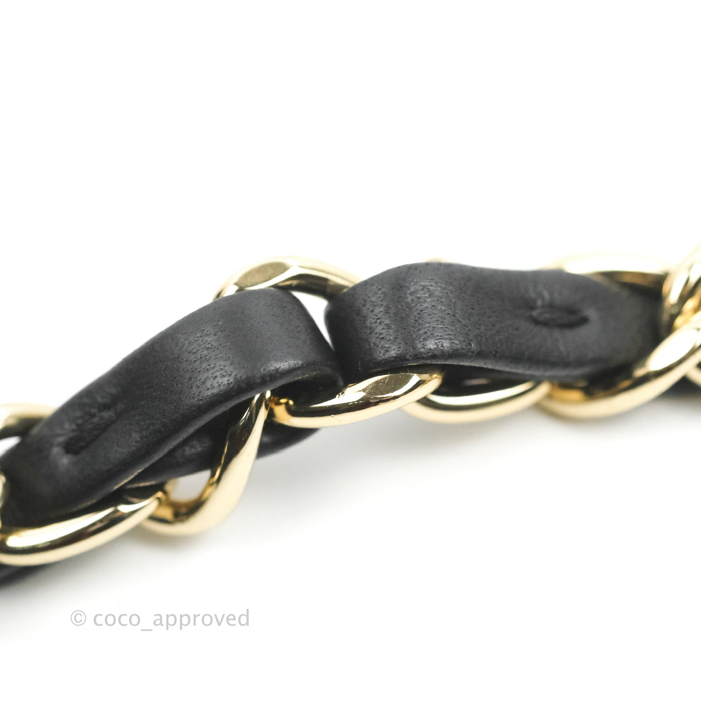 Chanel Vanity with Chain Crochet Black Lambskin Gold Hardware