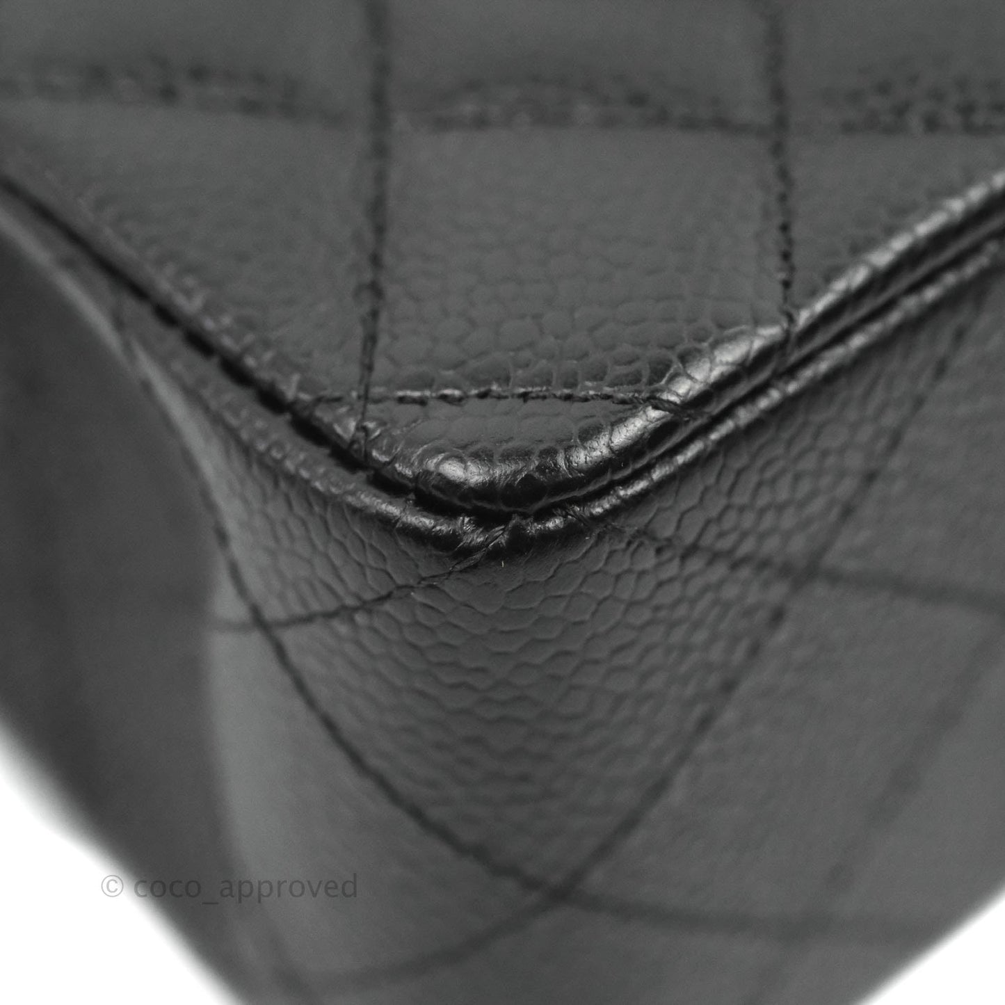 Chanel Small Classic Quilted Flap Black Caviar Gold Hardware