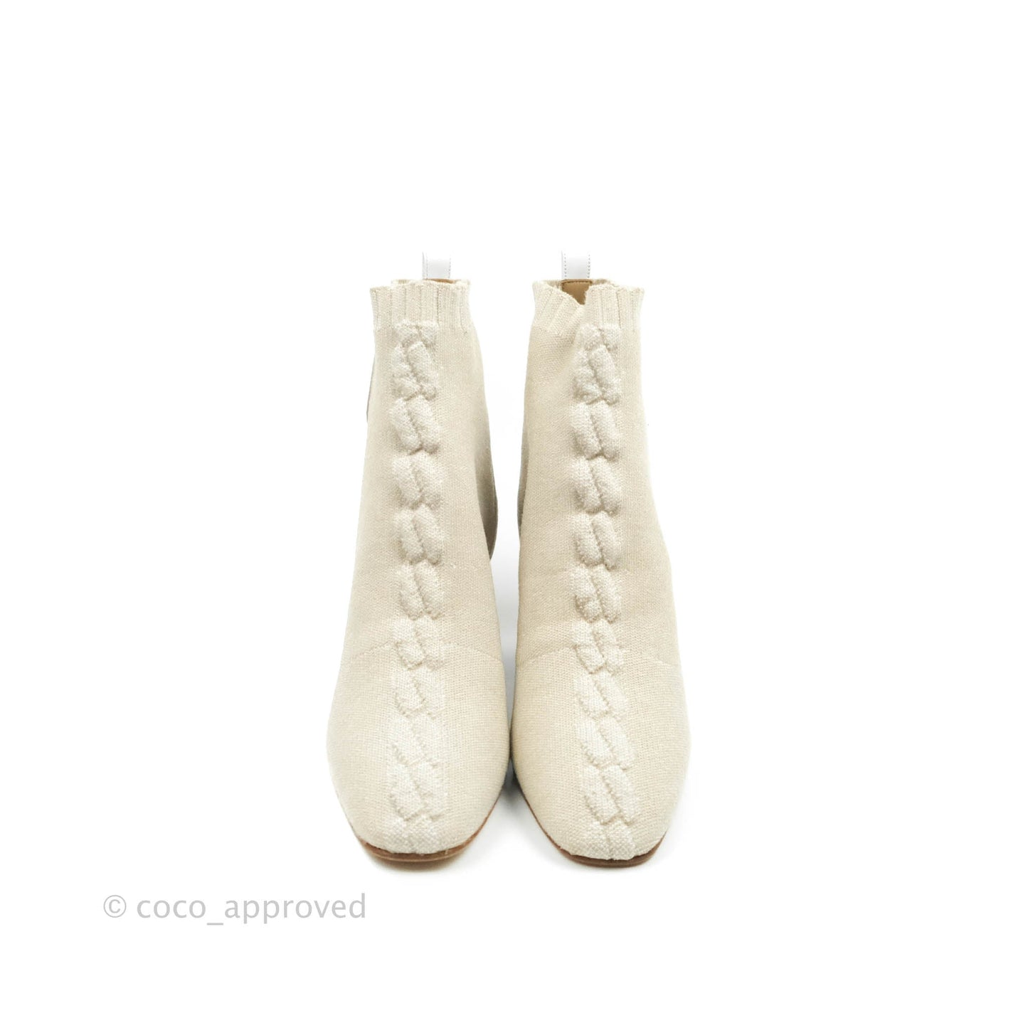 Hermes Knit Calfskin Volver 60 Ankle Boots