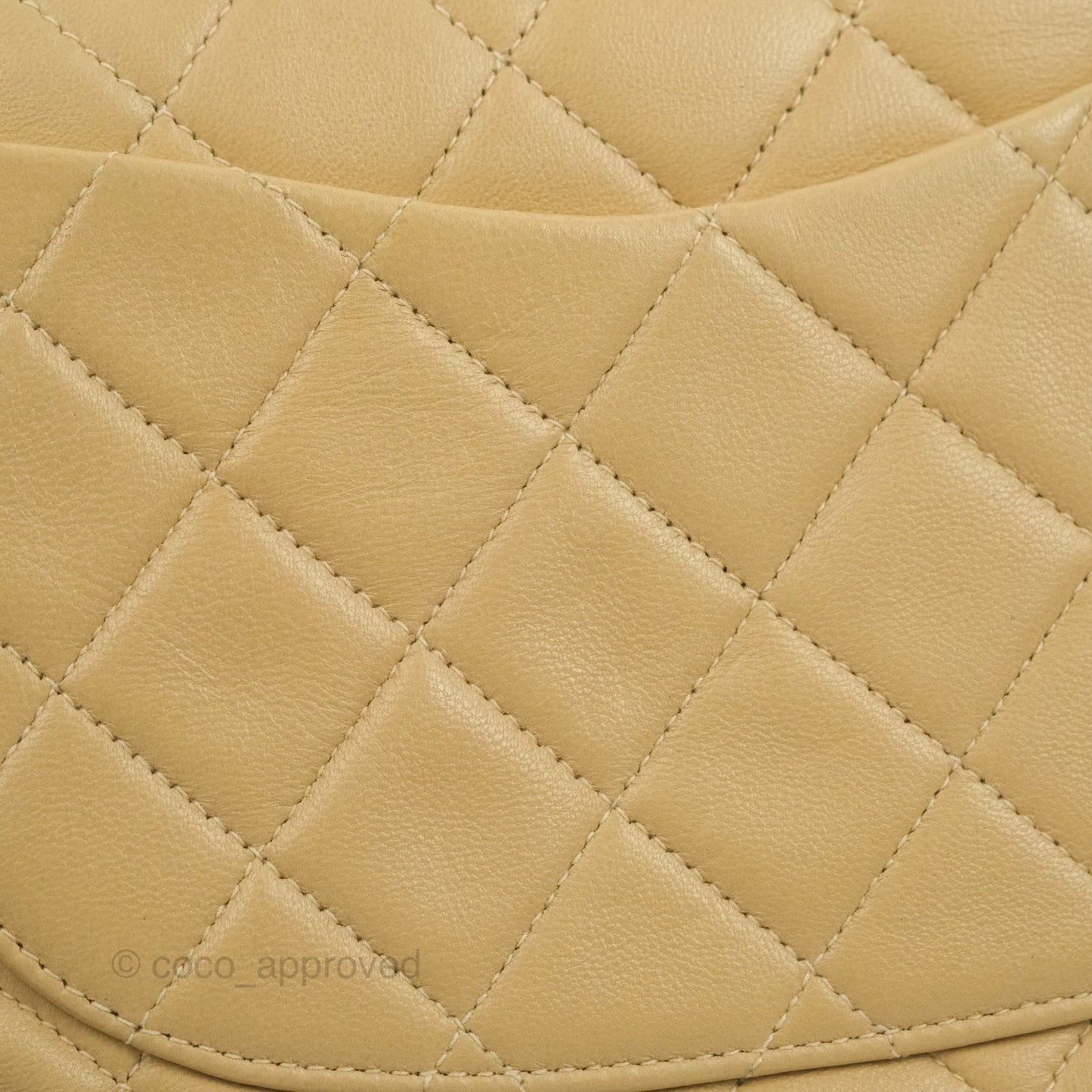 Chanel Classic Vintage Small Flap Beige Lambskin 24K Gold Hardware