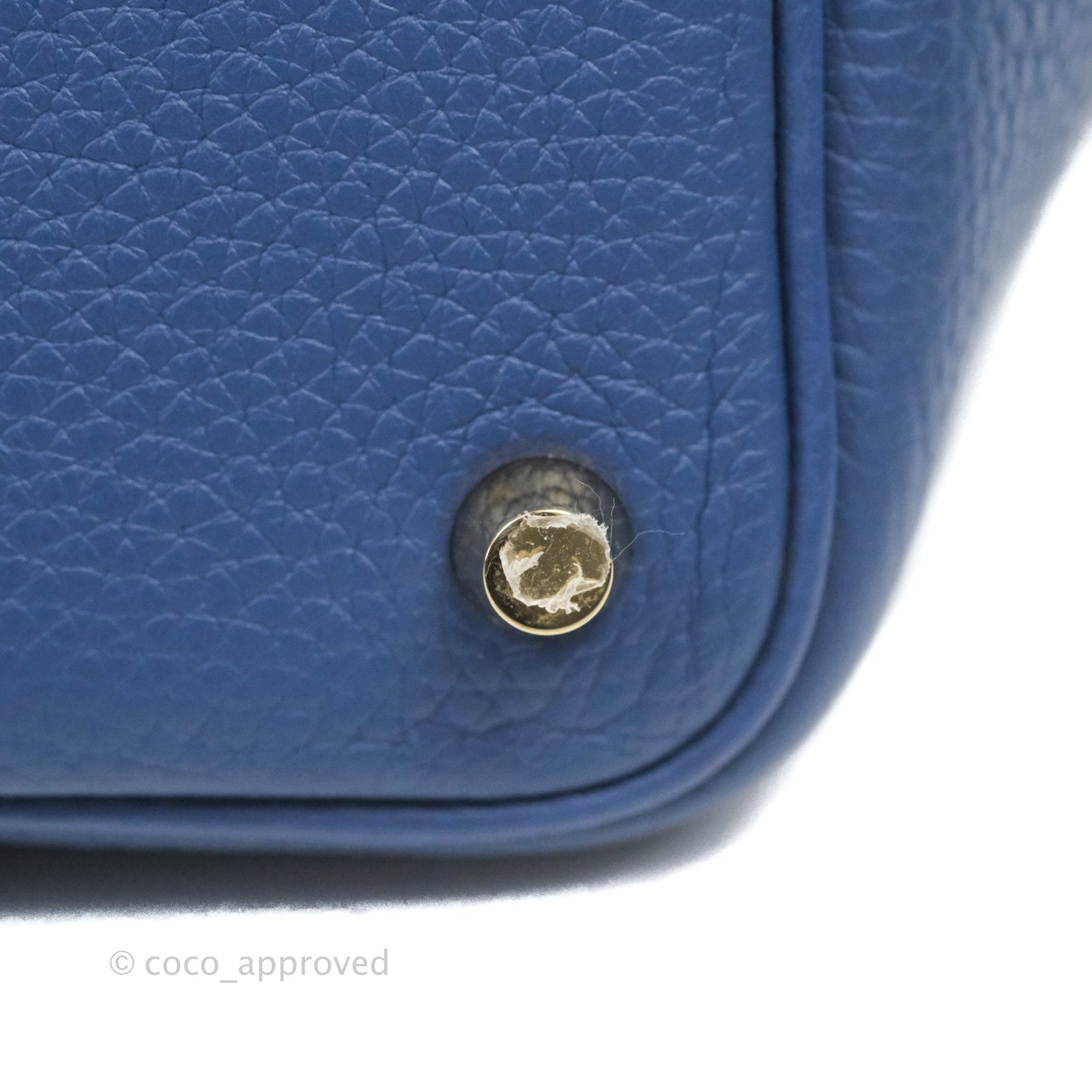Hermès Picotin Lock 18 TM Bleu Brighton Gold Hardware