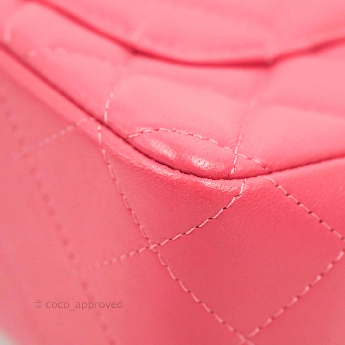 Chanel Quilted Mini Rectangular Flap Pink Lambskin Silver Hardware