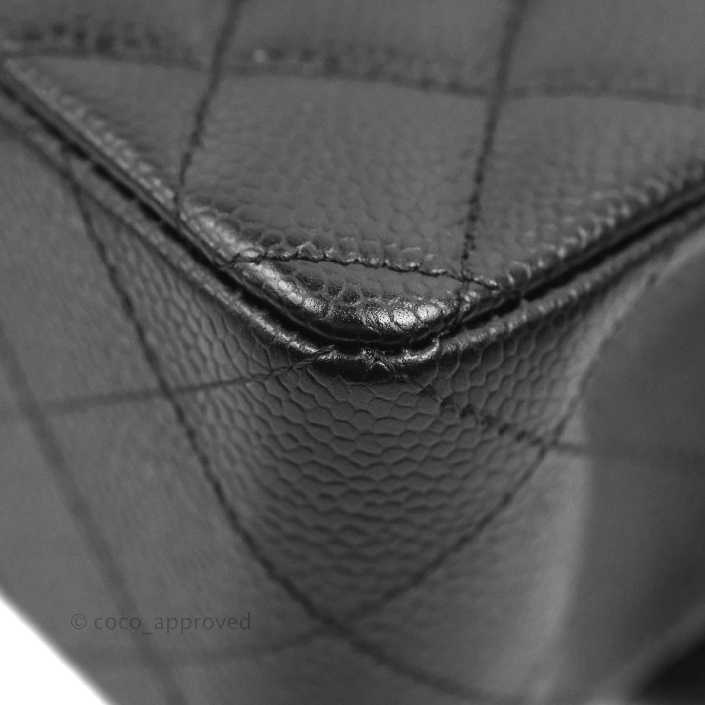 Chanel Small Classic Quilted Flap Black Caviar Gold Hardware