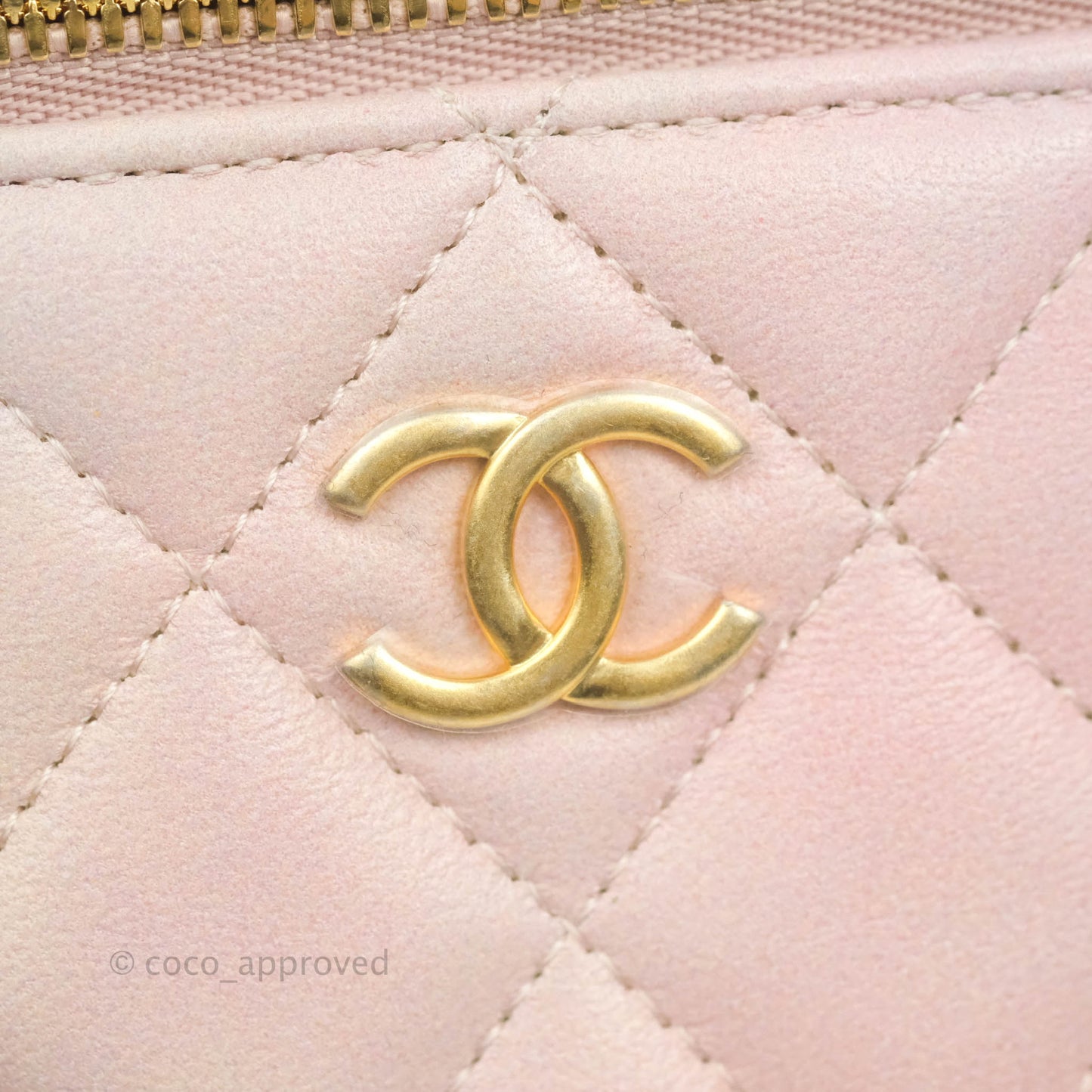 Chanel Mini Top Handle Vanity With Chain Rainbow Lambskin Aged Gold Hardware