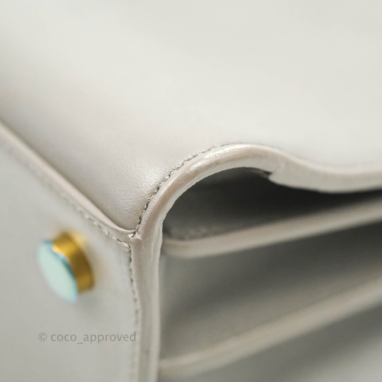 Saint Laurent Sac De Jour Grey Calfskin Baby