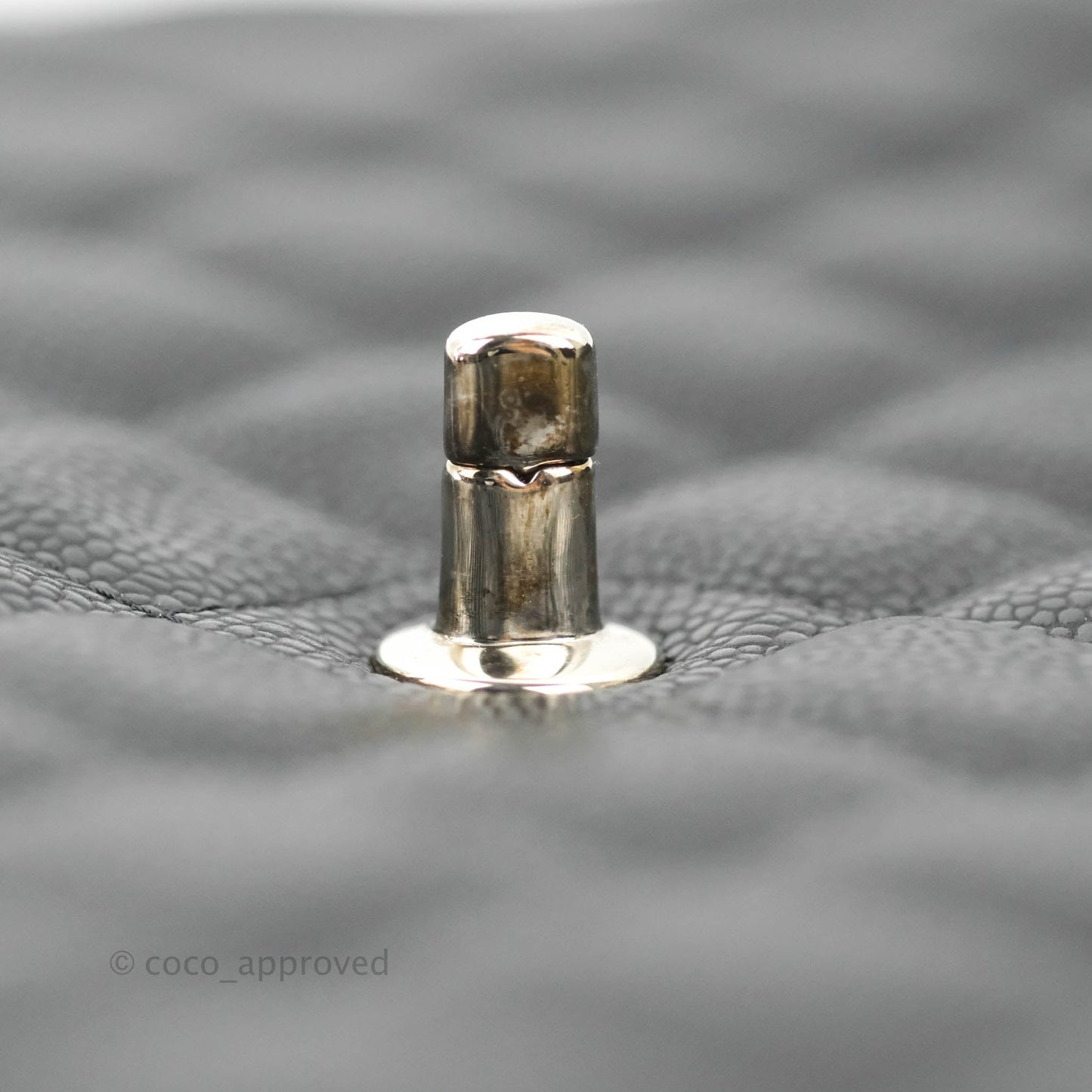 Chanel Single Flap Maxi Caviar Black Silver Hardware
