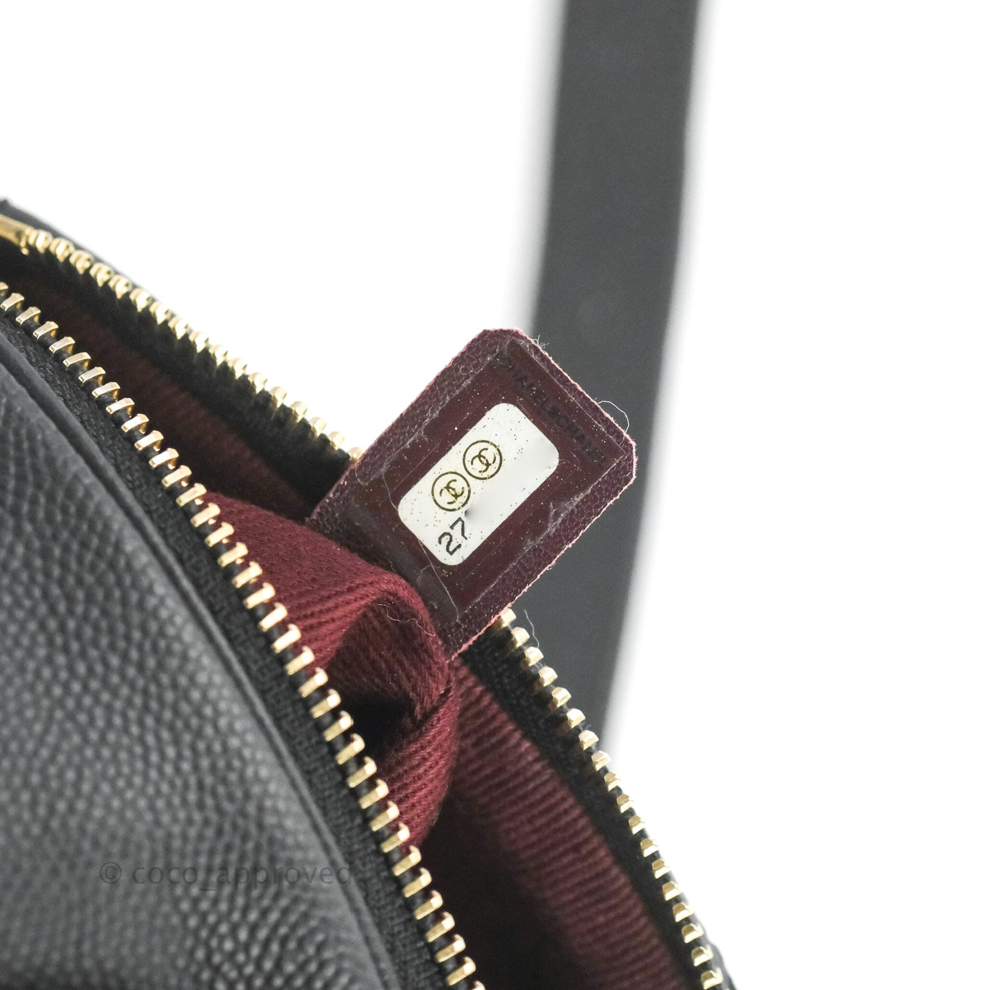 Chanel Quilted Business Affinity Waist Belt Bag Black Caviar Gold Hardware