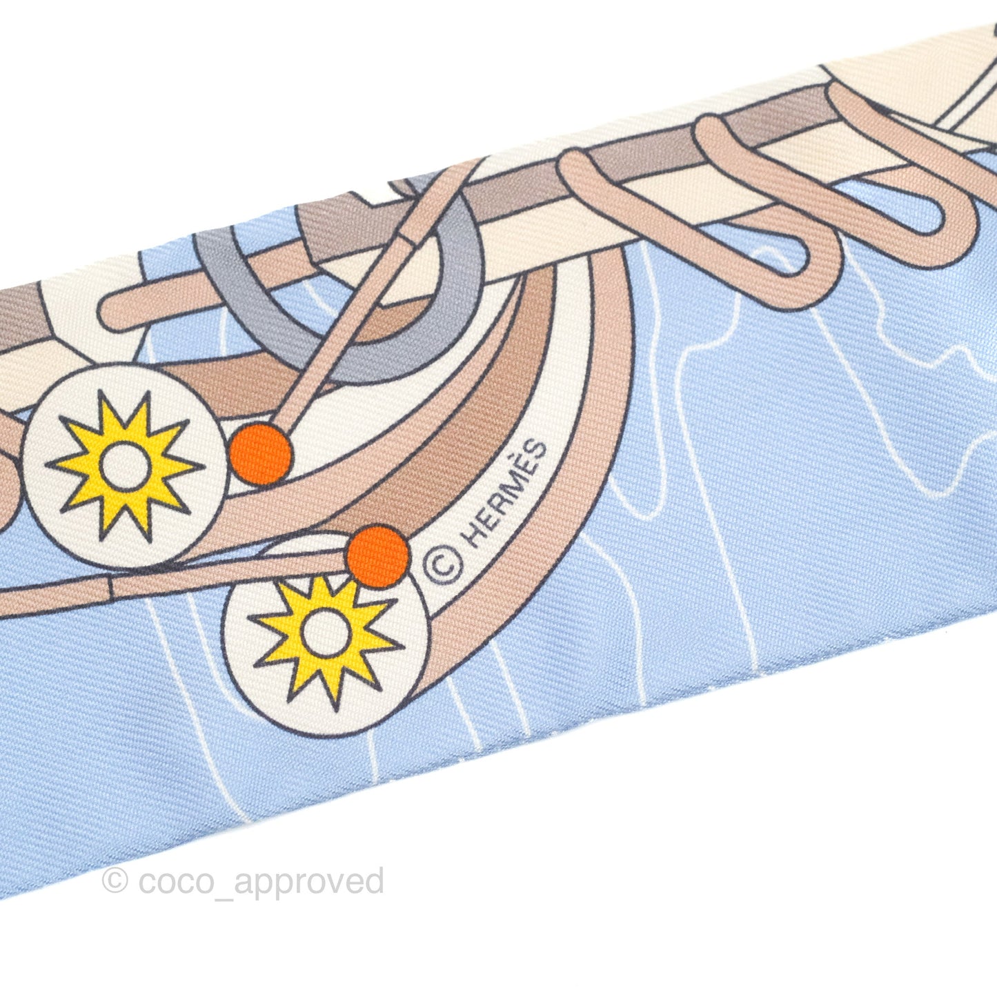 Hermès Scarf Odyssey Silk Twilly