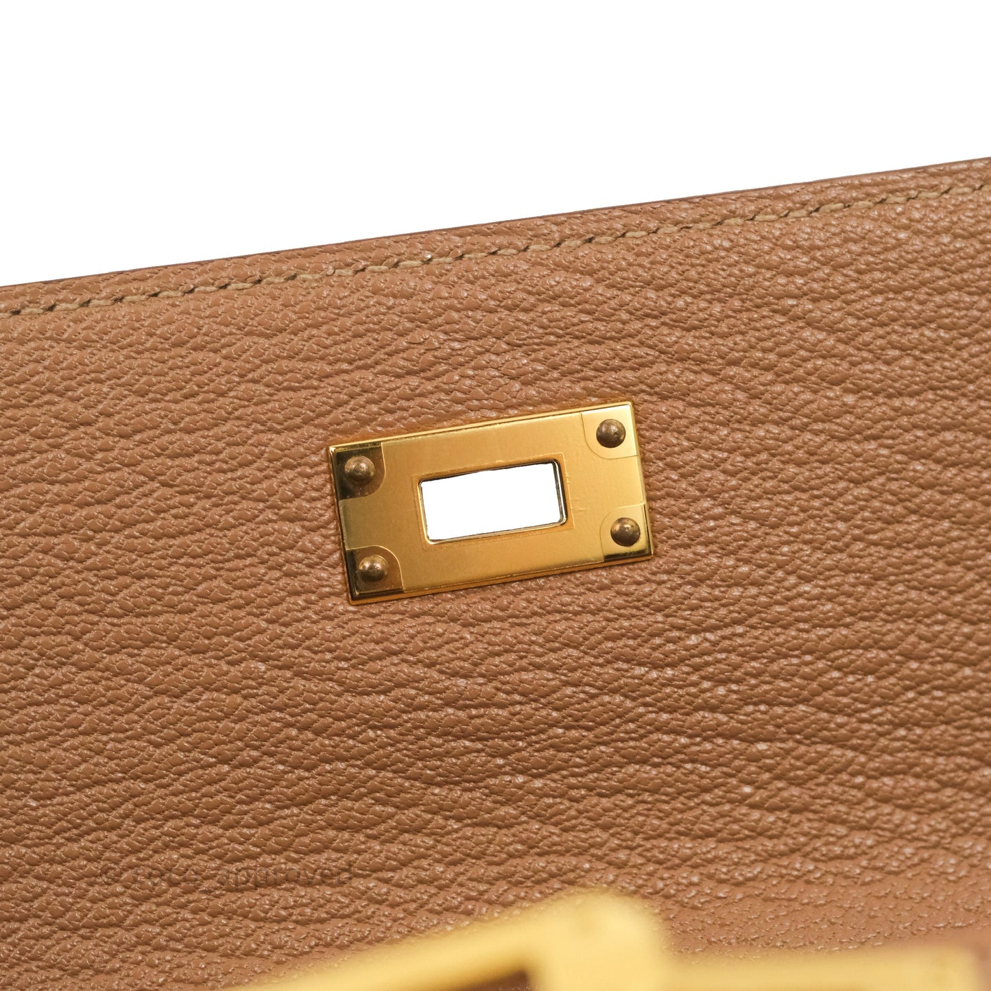 Hermès Kelly To Go Wallet Quebracho Chevre Mysore Gold Hardware
