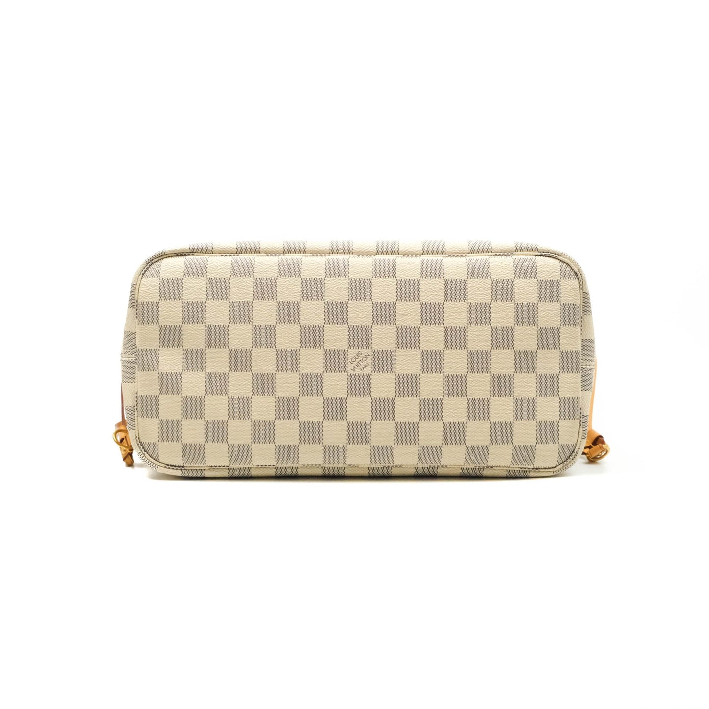 LV Neverfull MM Damier Azur Canvas Tote Bag