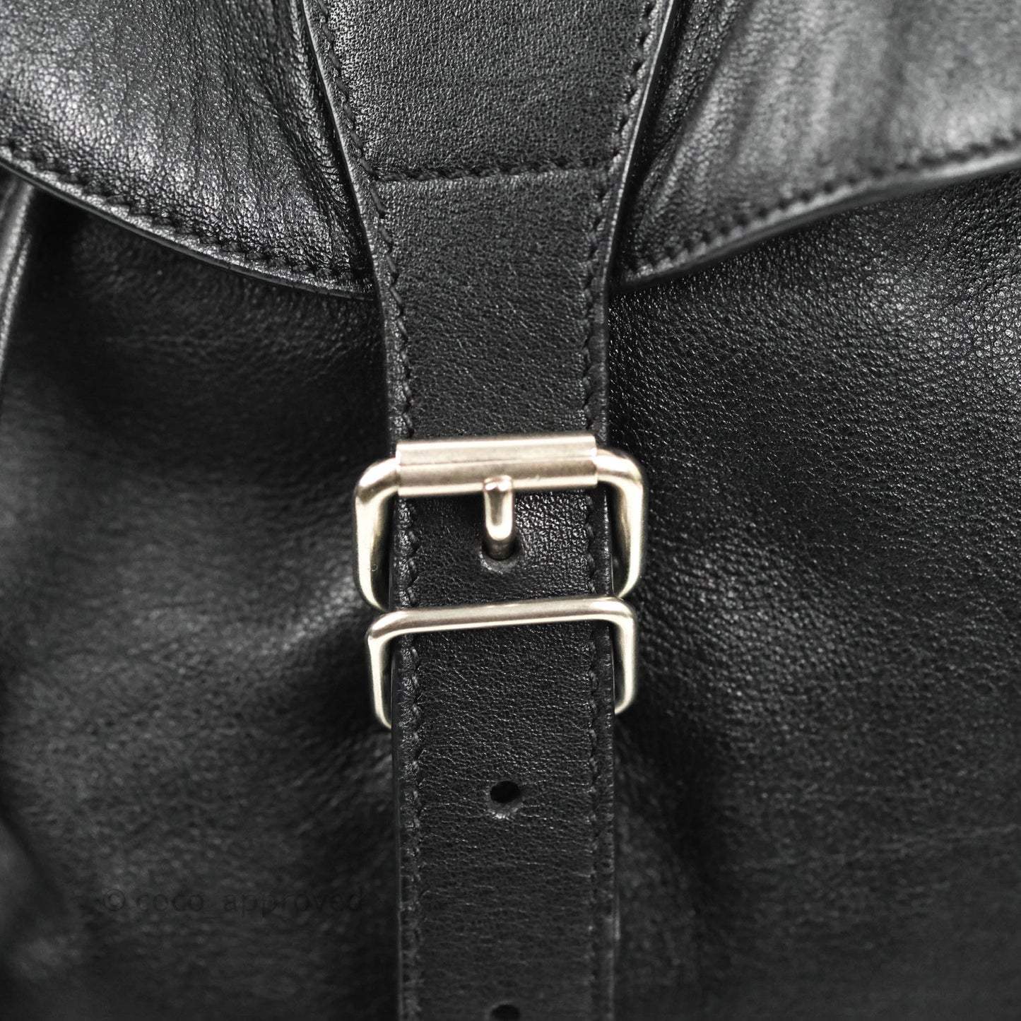 Saint Laurent Festival Fringe Backpack Black Calfskin