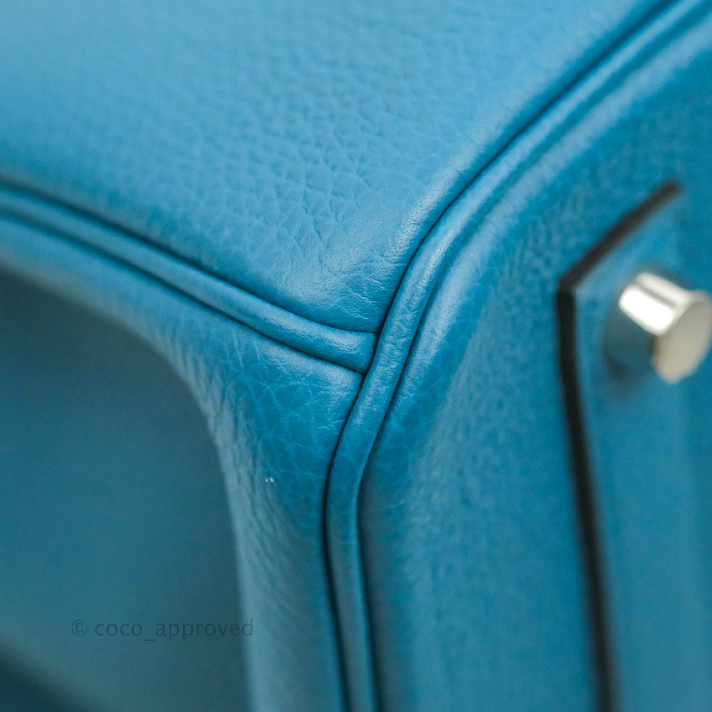 Hermès Birkin 35 Cobalt Togo Palladium Hardware