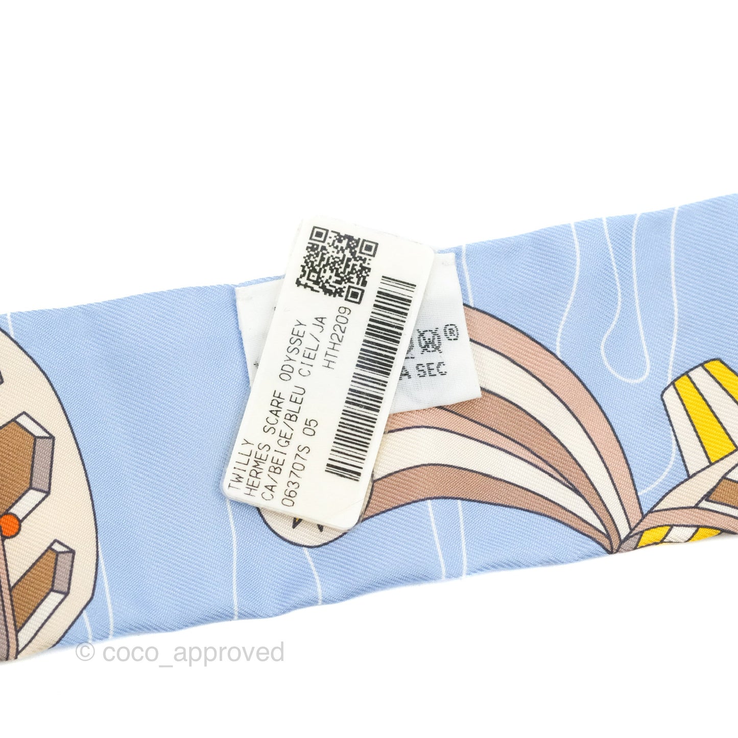 Hermès Scarf Odyssey Silk Twilly