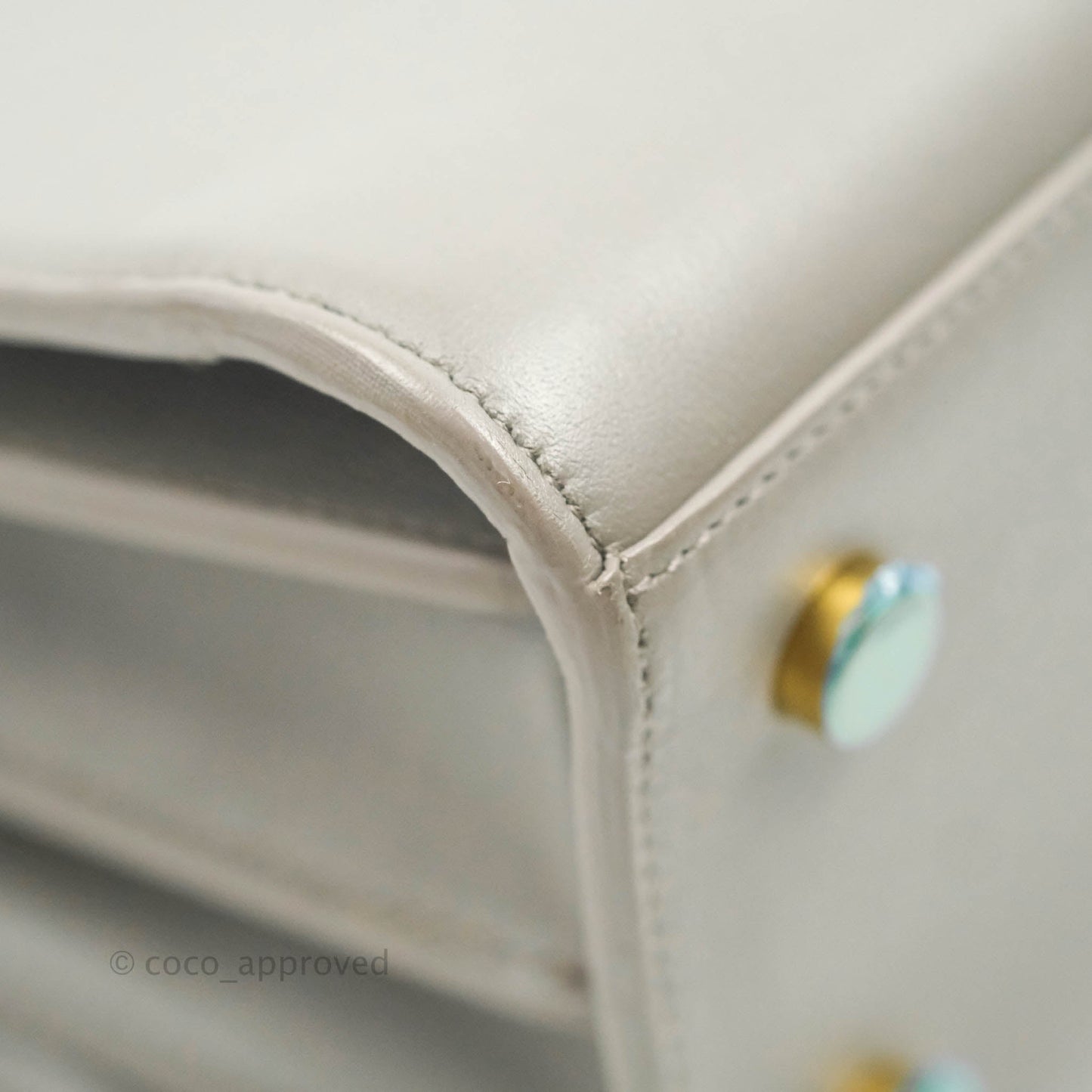 Saint Laurent Sac De Jour Grey Calfskin Baby