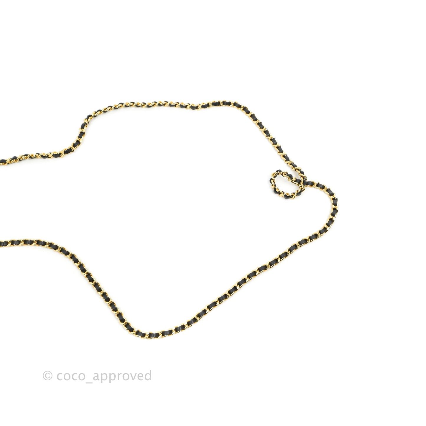 Chanel Quilted Clutch With Chain Patent Metal Black Gold Hardware