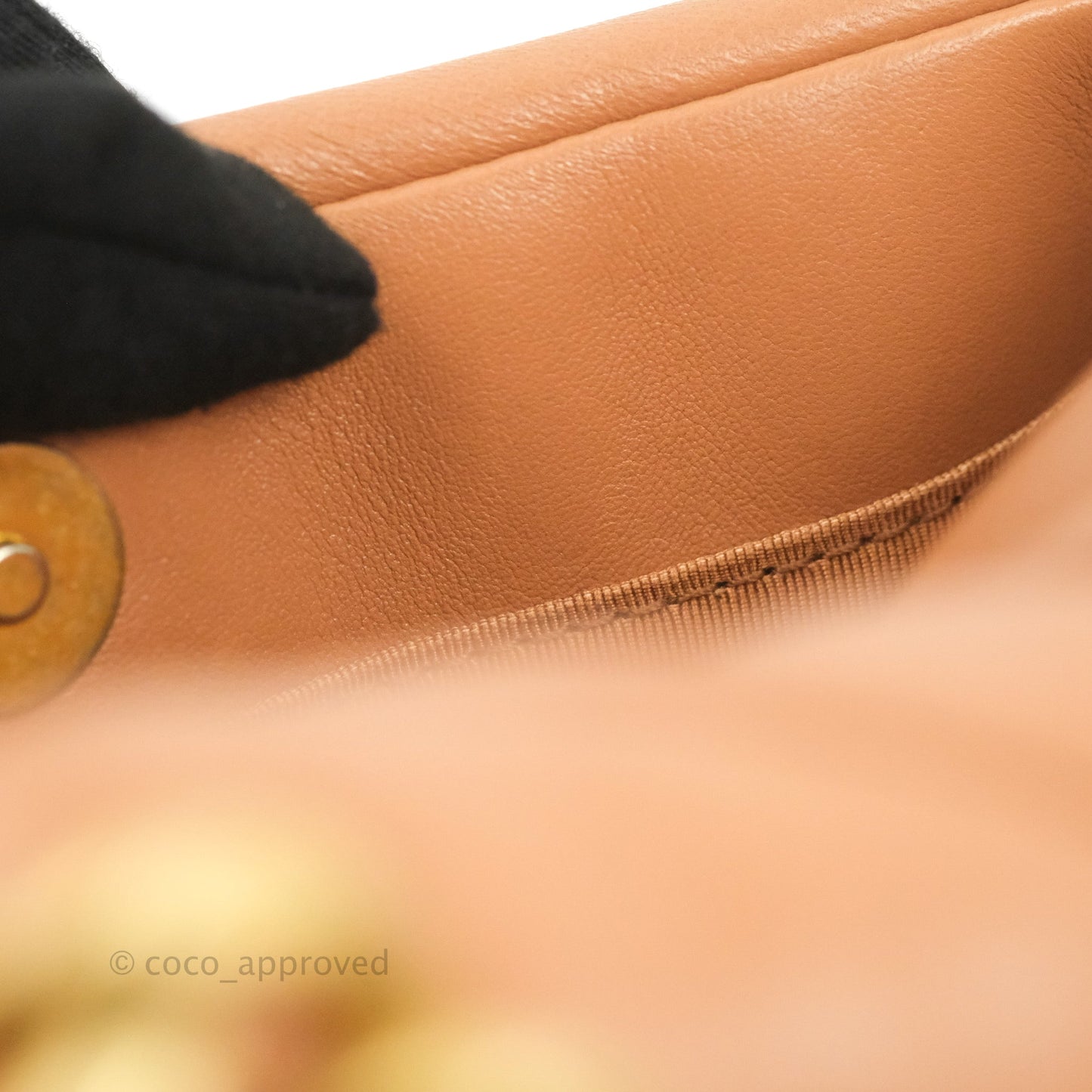 Chanel 19 Small Caramel Dark Beige Lambskin Mixed Hardware 21K