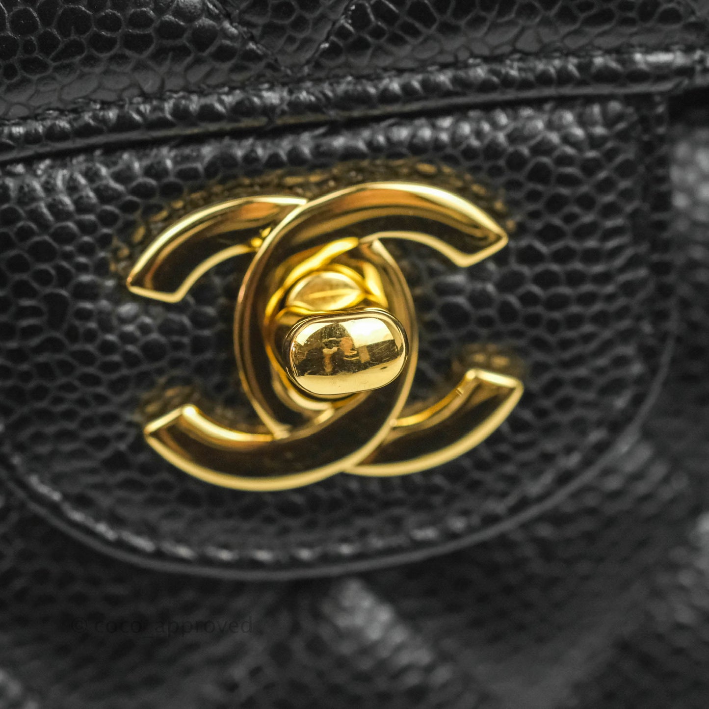 Chanel Small Classic Quilted Flap Black Caviar Gold Hardware