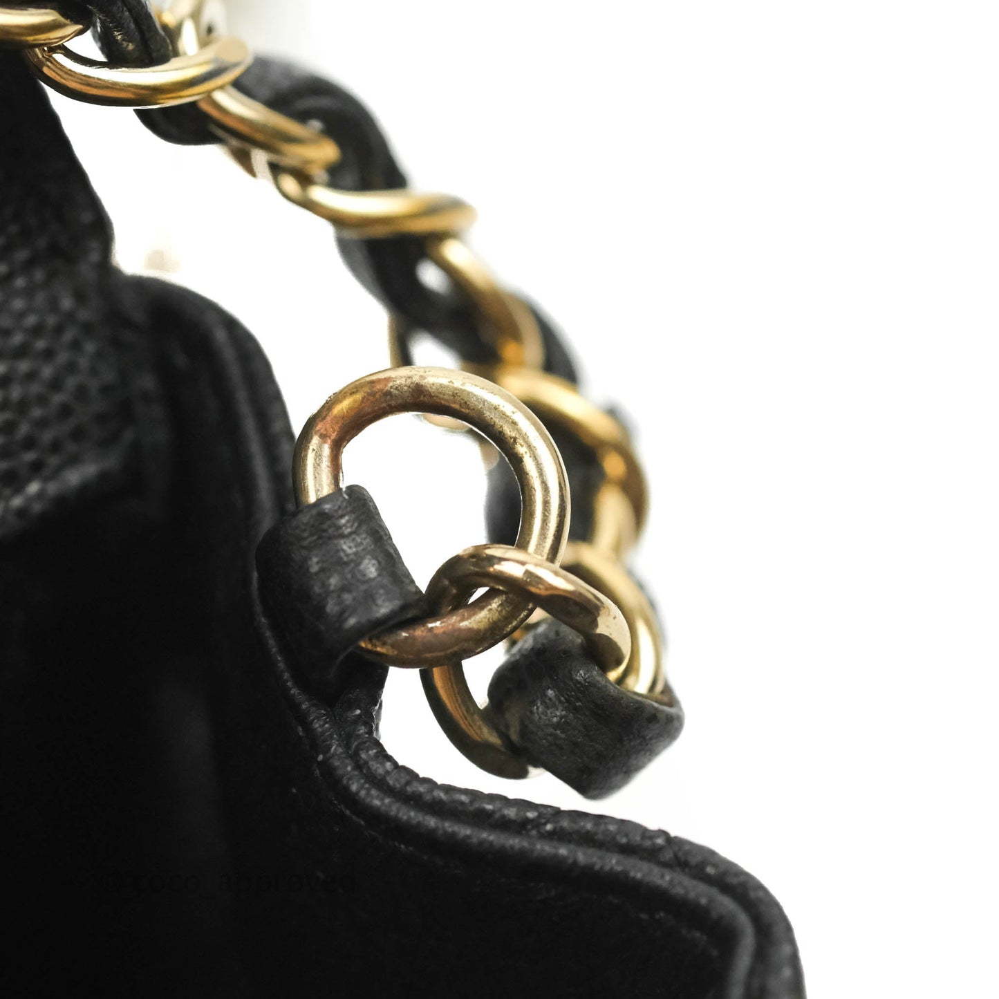 Chanel Classic Mini Rectangular Flap Black Caviar Gold Hardware 17C