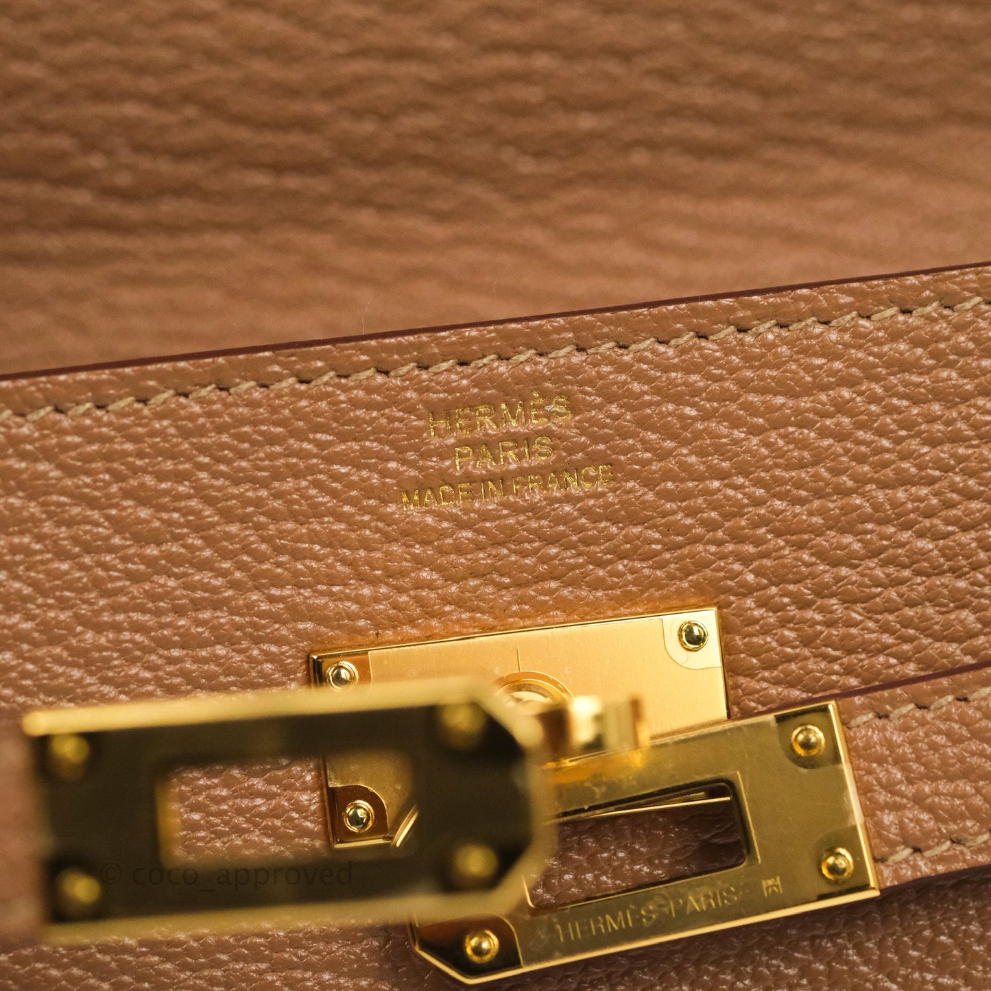 Hermès Kelly To Go Wallet Quebracho Chevre Mysore Gold Hardware