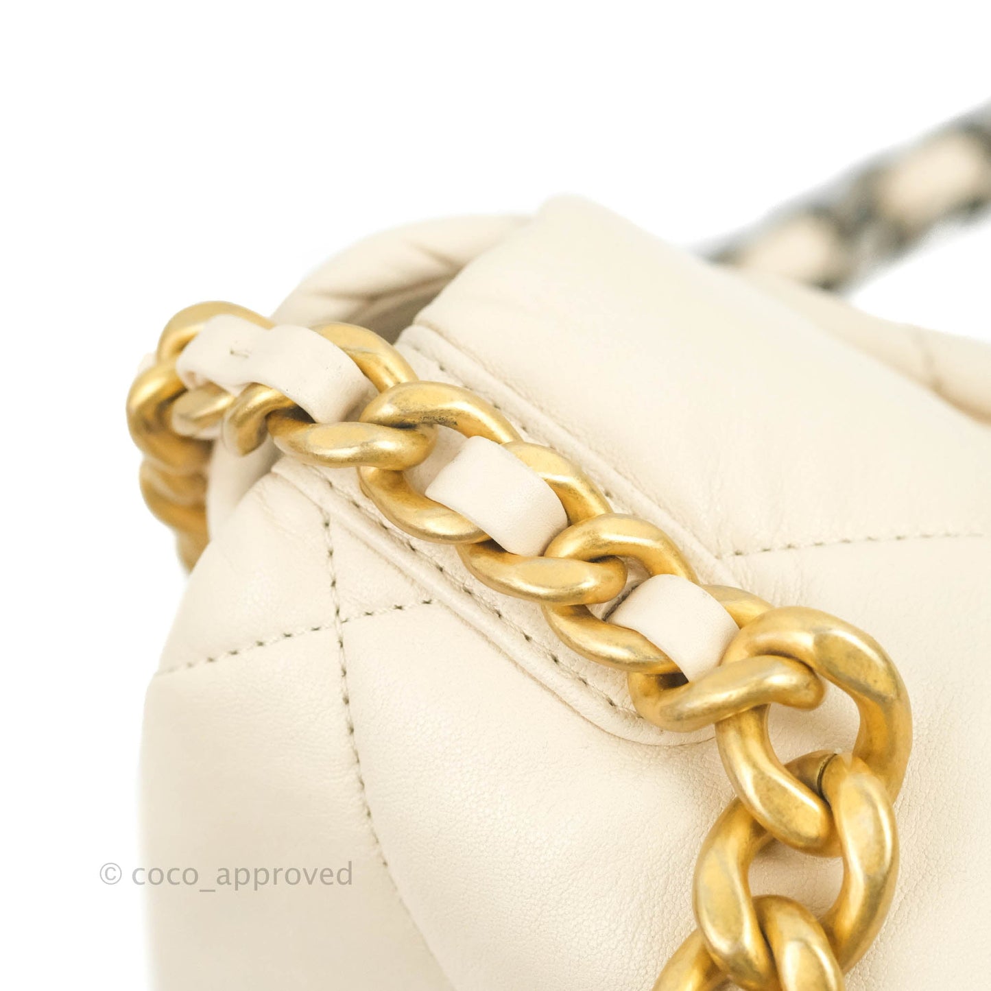 Chanel 19 Small Light Beige Lambskin Mixed Hardware 20C
