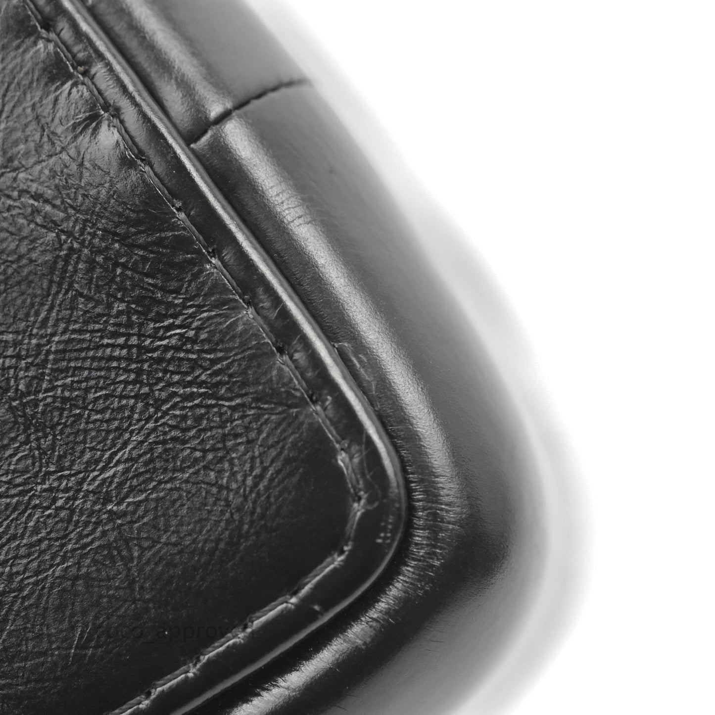 Chanel Chevron Small Gabrielle Backpack Black Aged Calfskin