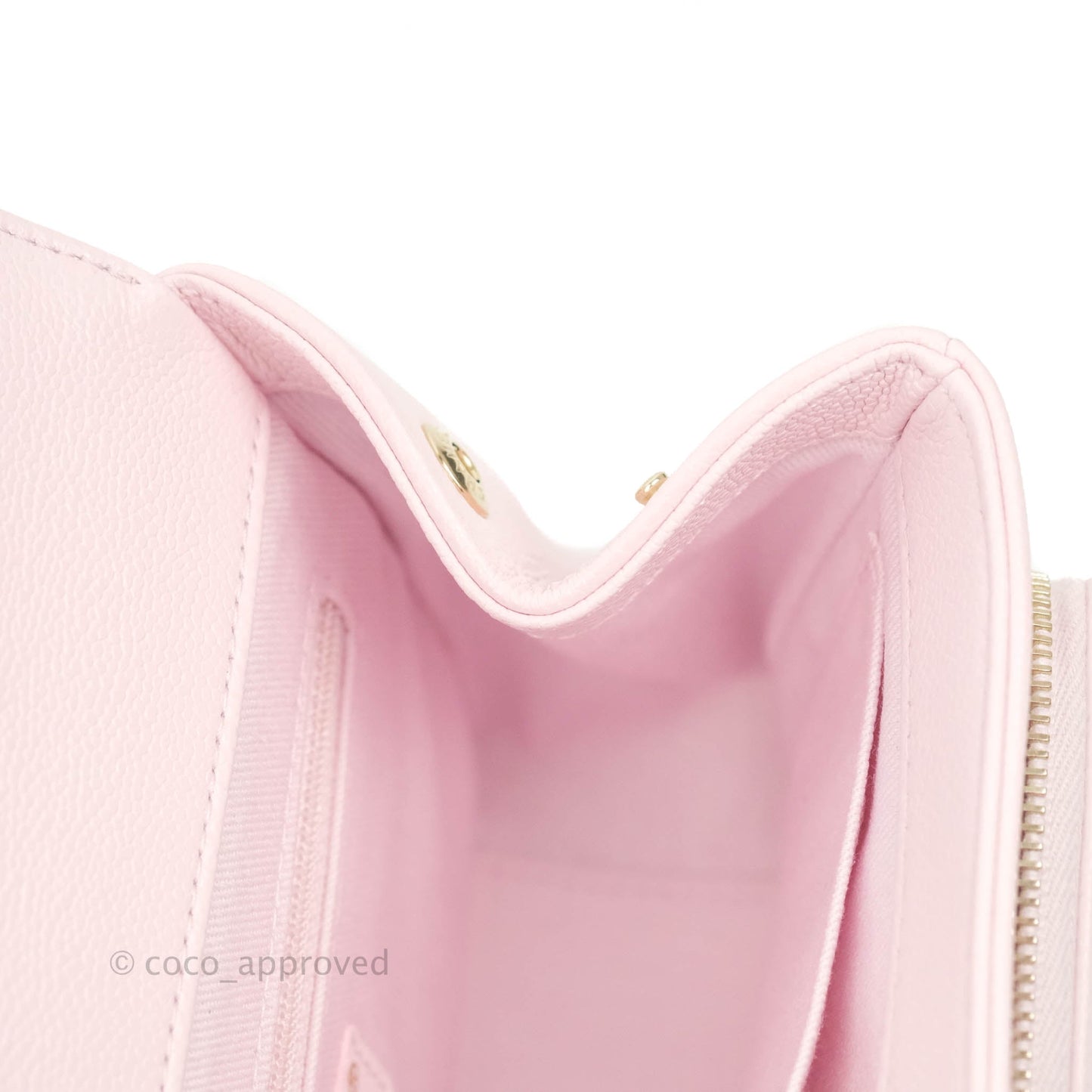 Chanel Quilted Small Business Affinity Flap Pink Caviar Gold Hardware