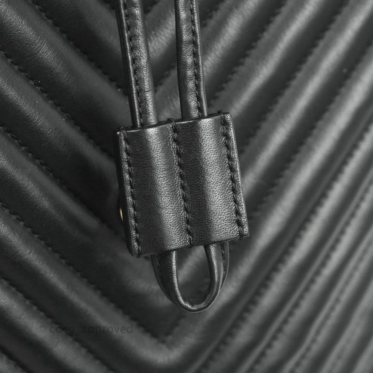 Chanel Medium Chevron Urban Spirit Backpack Black Calfskin Silver Hardware