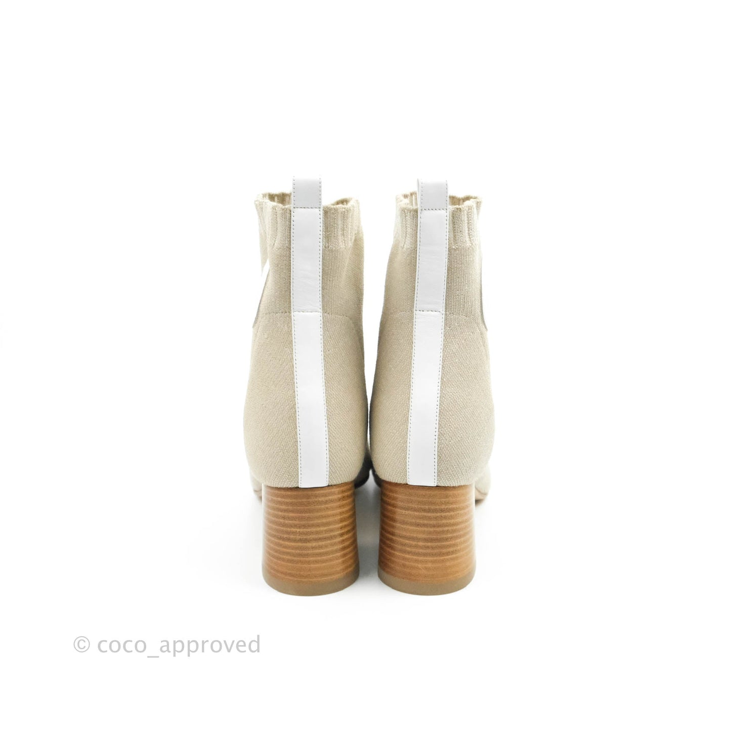 Hermes Knit Calfskin Volver 60 Ankle Boots