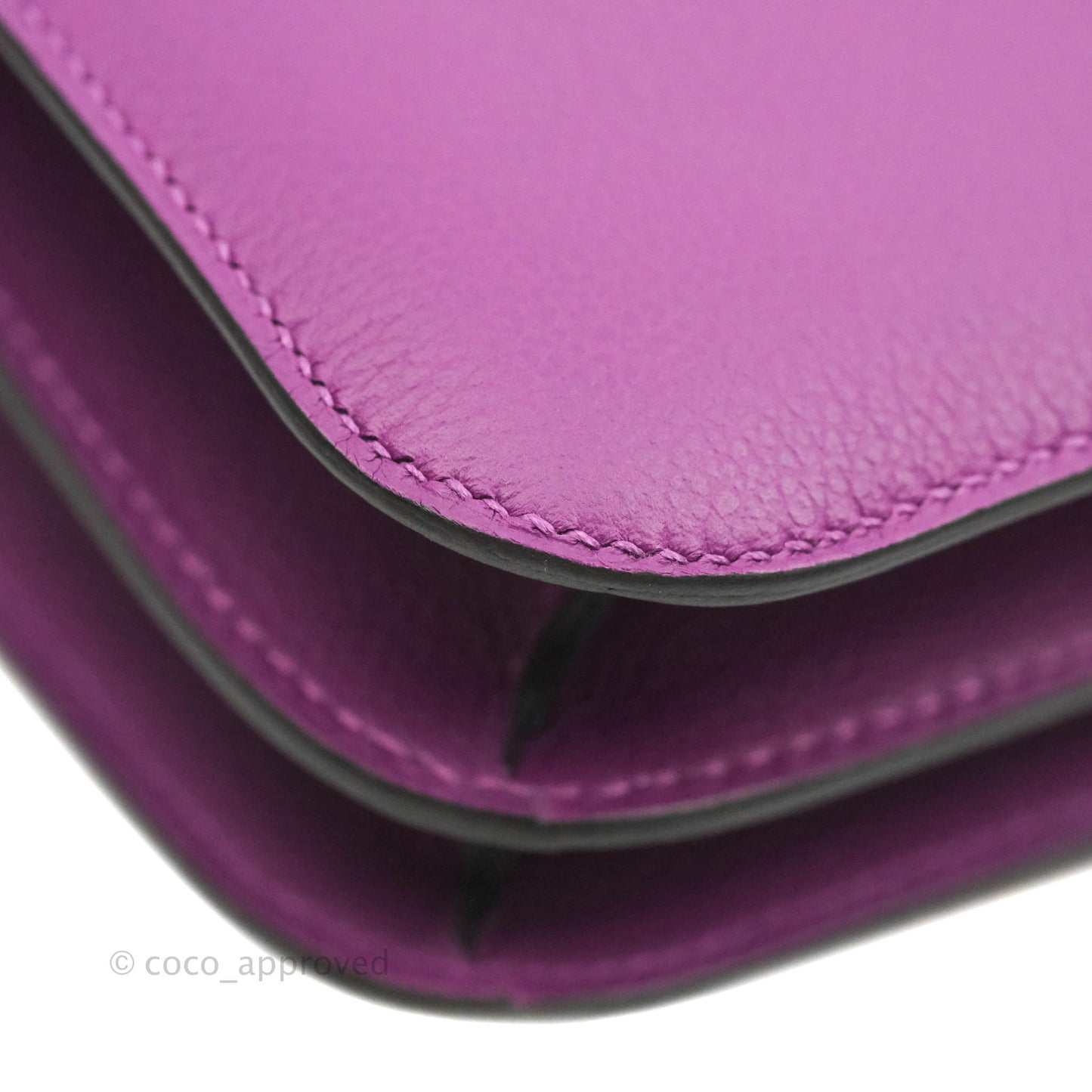 Hermès Constance Mini 18cm Evercolor Anemone Gold Hardware