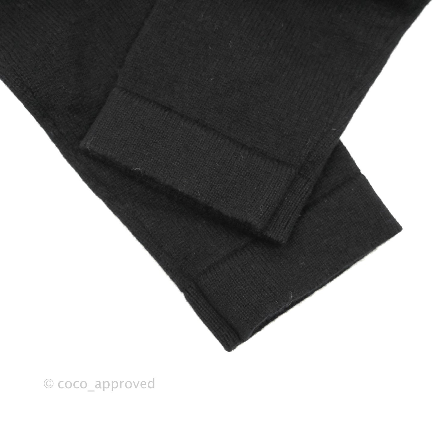 Chanel Long Cardigan Black 22SS Size 38
