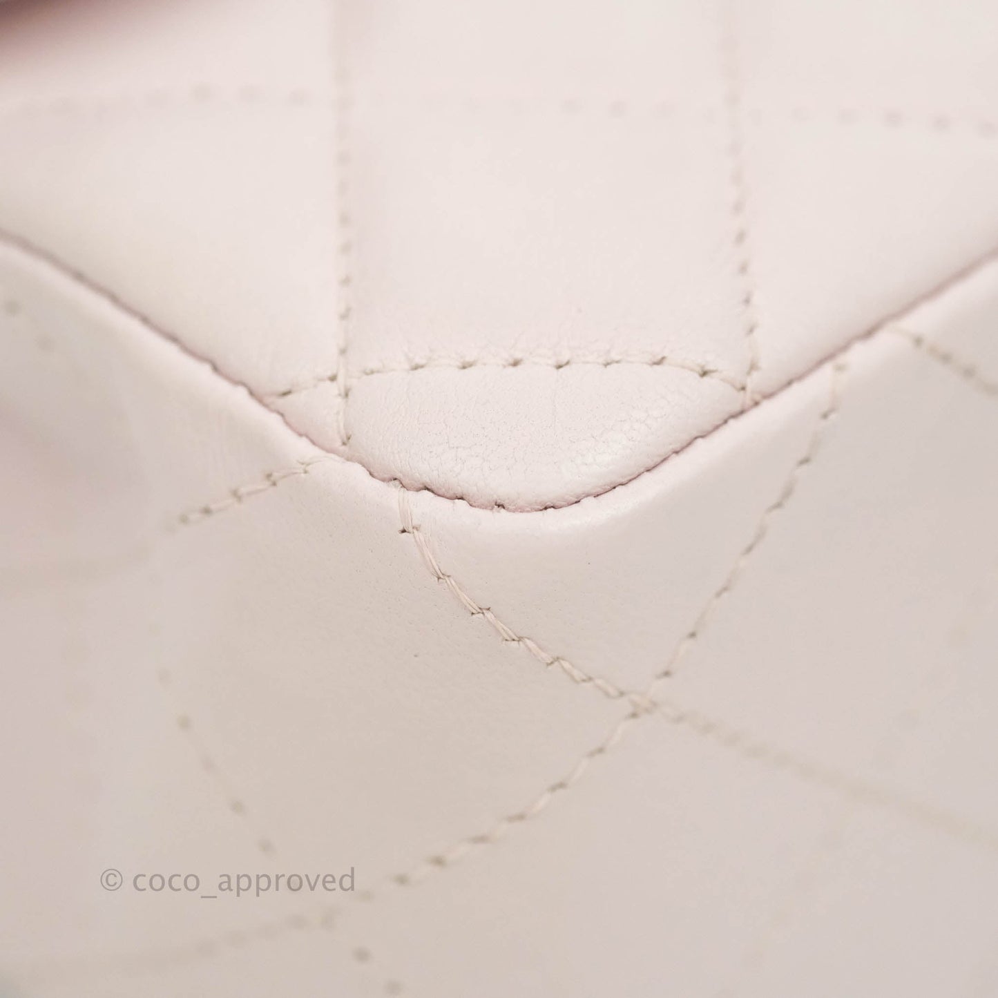 Chanel Quilted Mini Rectangular Flap Pale Pink Lambskin Gold Hardware